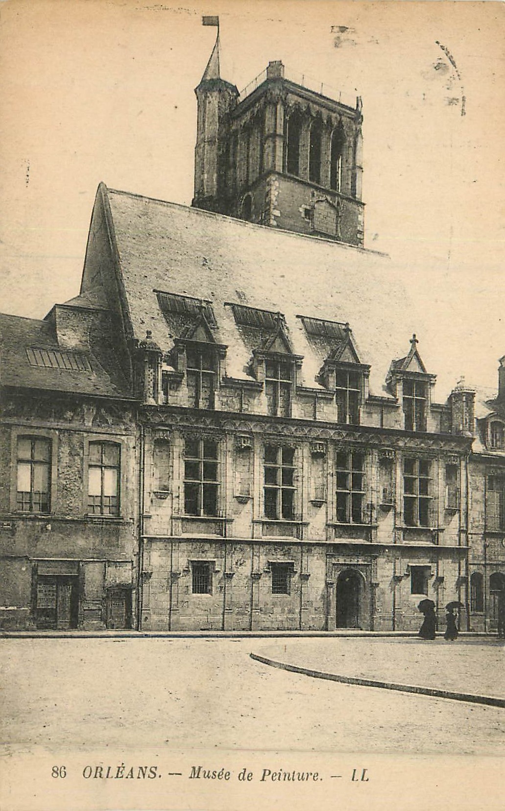 CPA 86 orleans musee de peinture