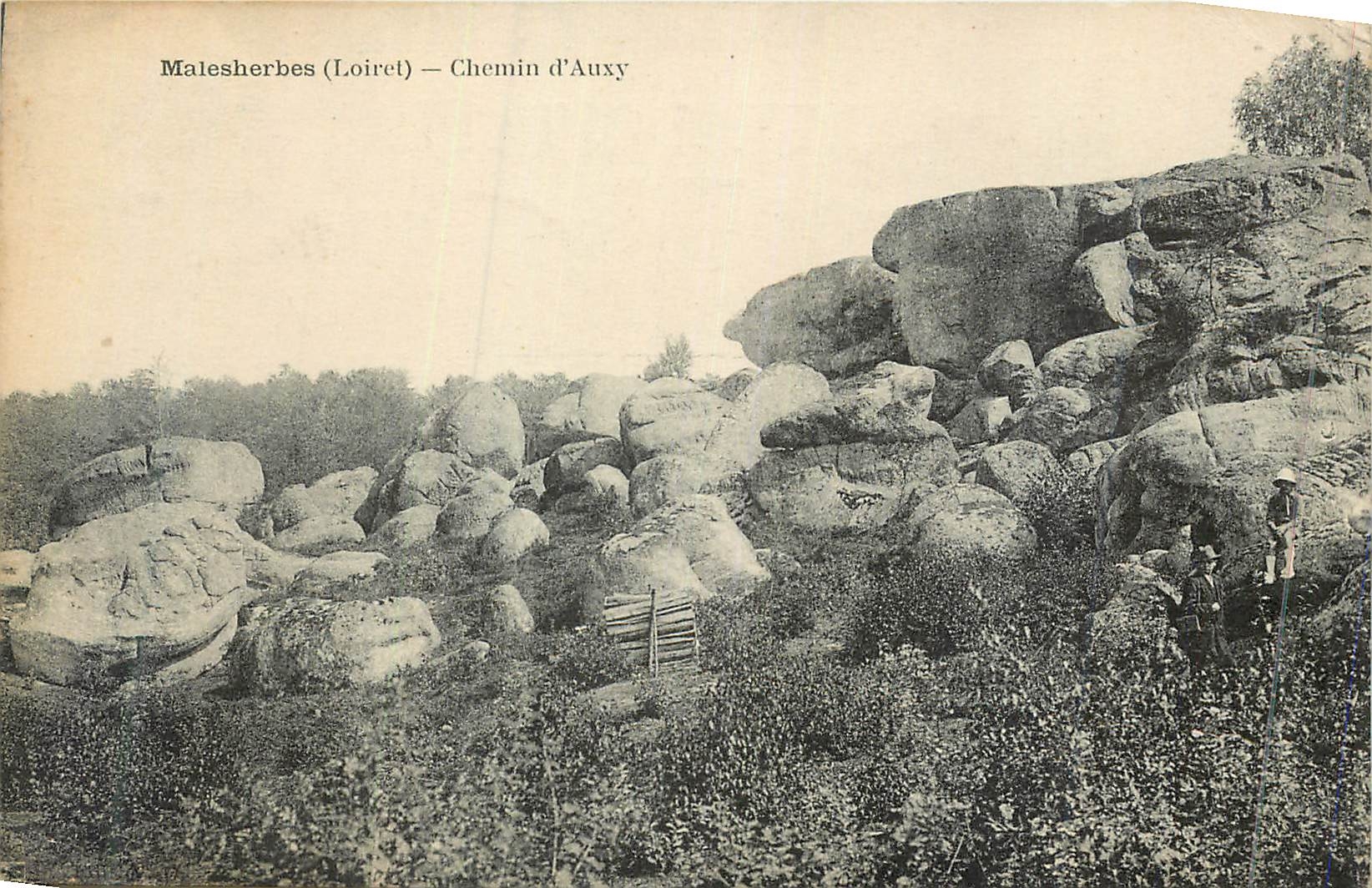 CPA Malesherbes (loiret) chemin d aury