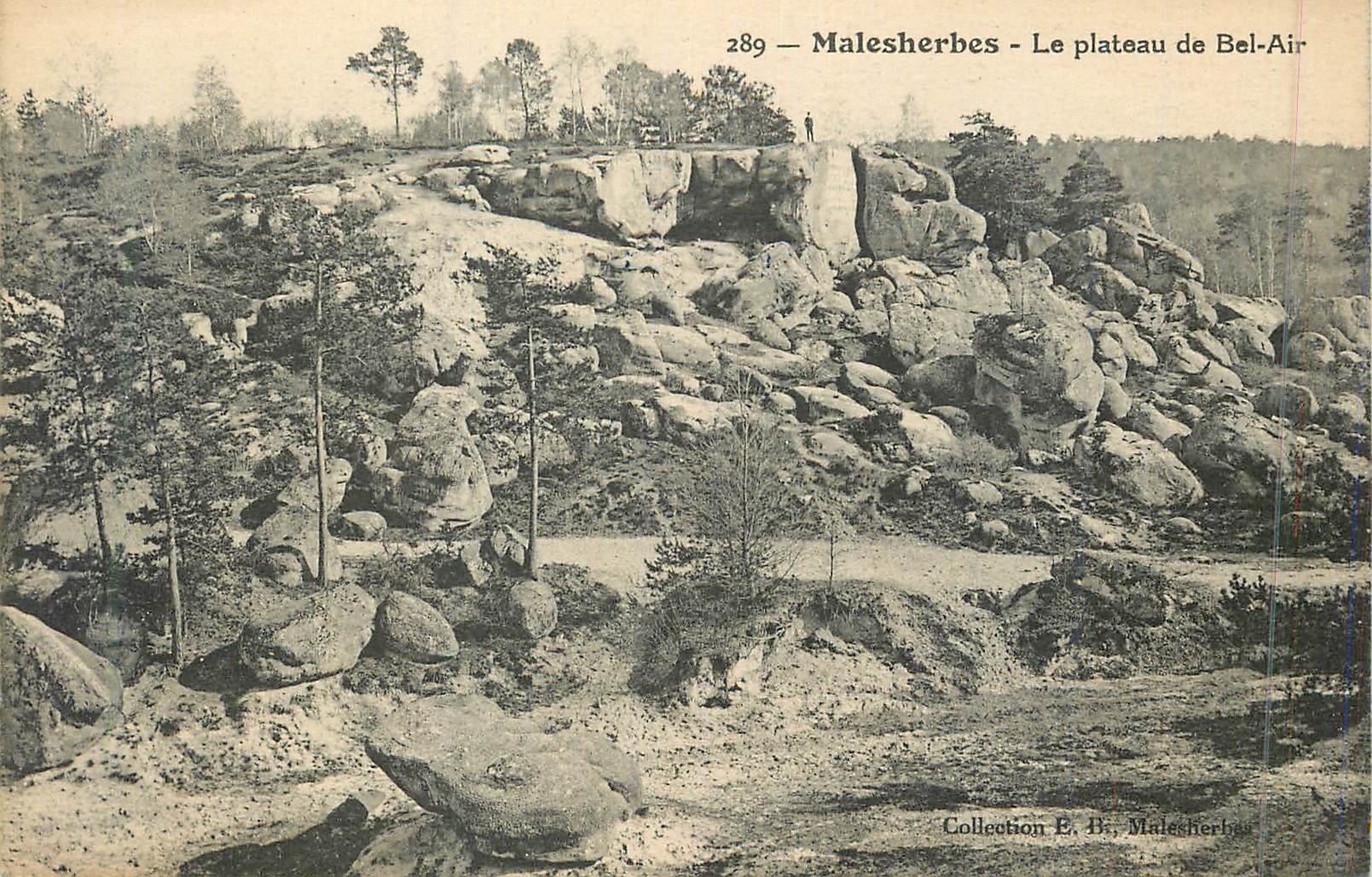 CPA 289 malesherbes le plateau de bel air
