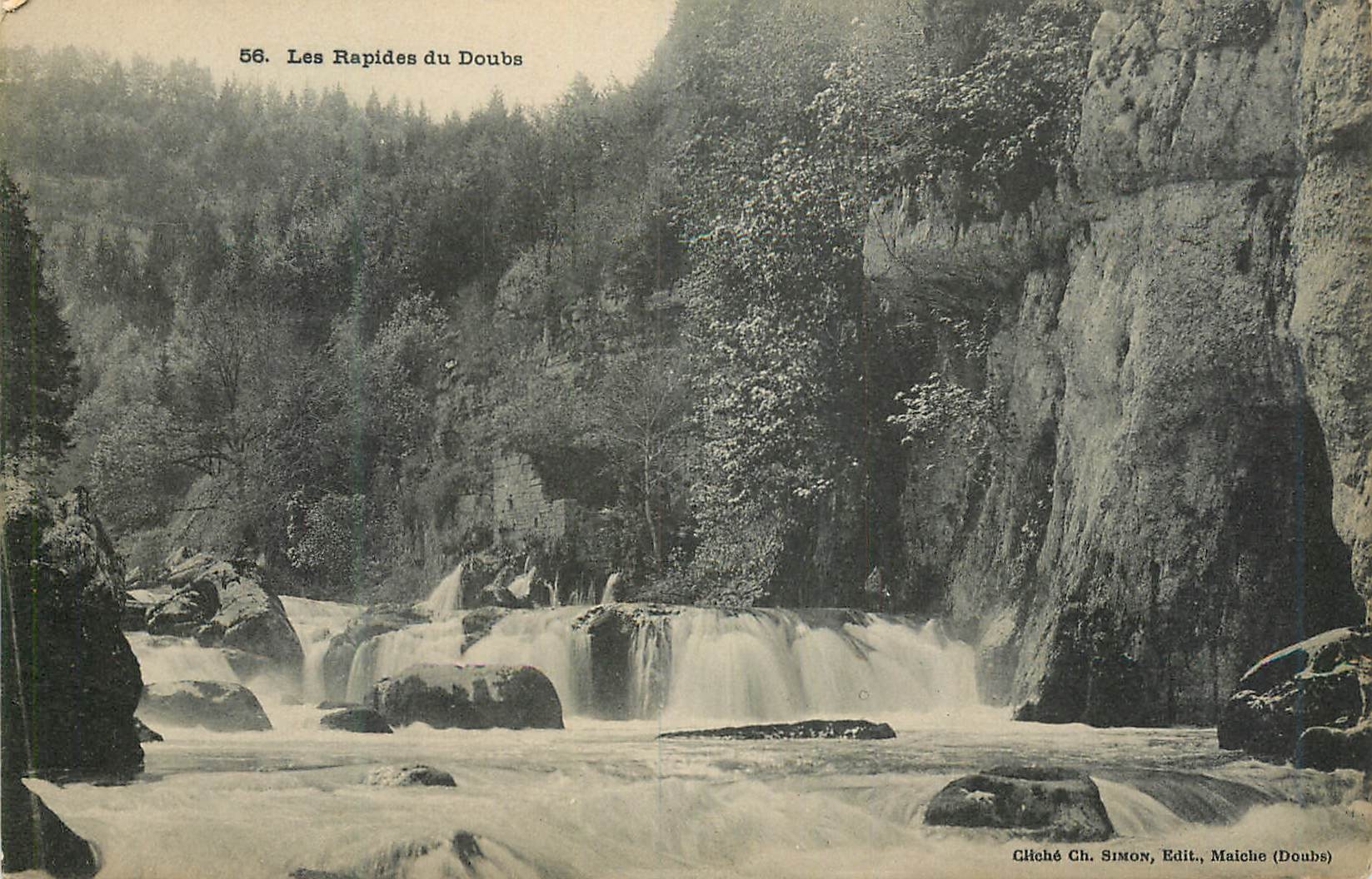 CPA 56 les rapides du doubs