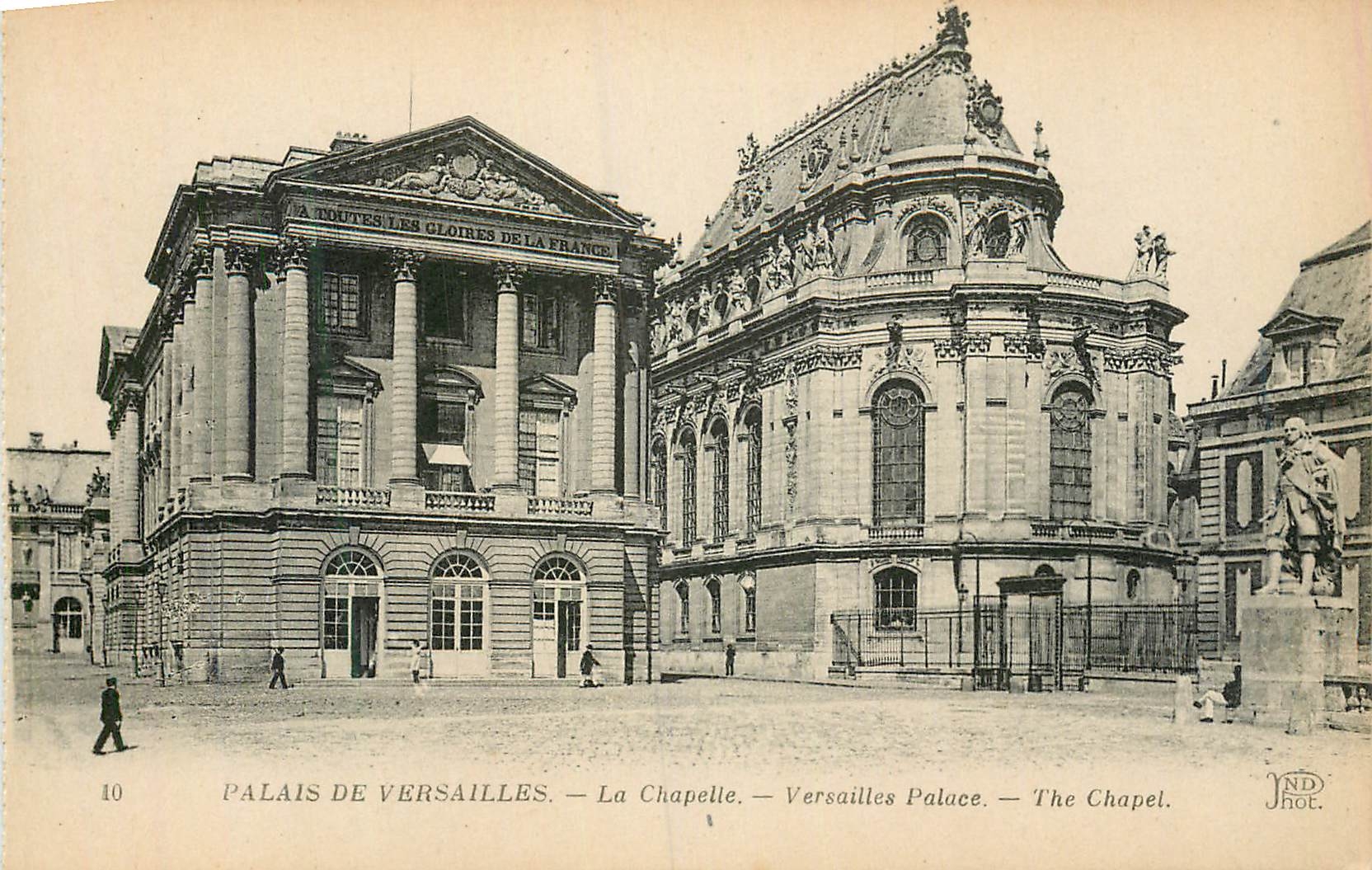 CPA Palais de versailles la chapelle