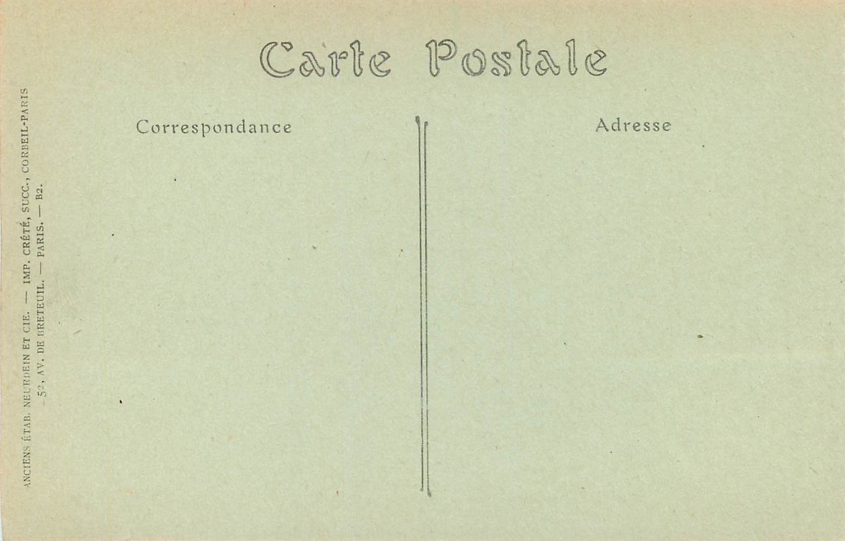 Palais de Versailles — La Cour de Marbre — Marble Yard — JND Hot. — Verso