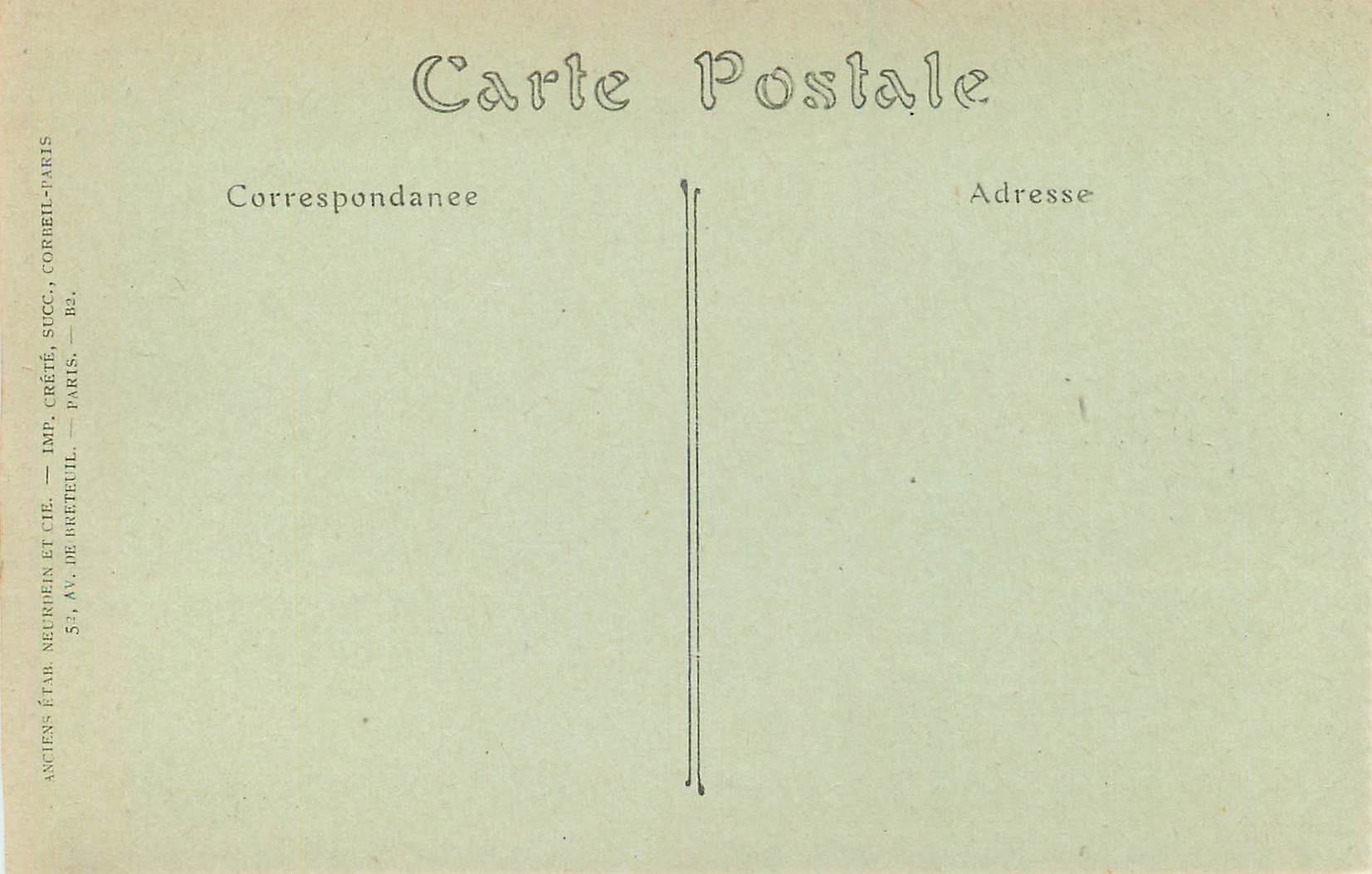 CPA Palais de versailles escalier de marbre — Verso