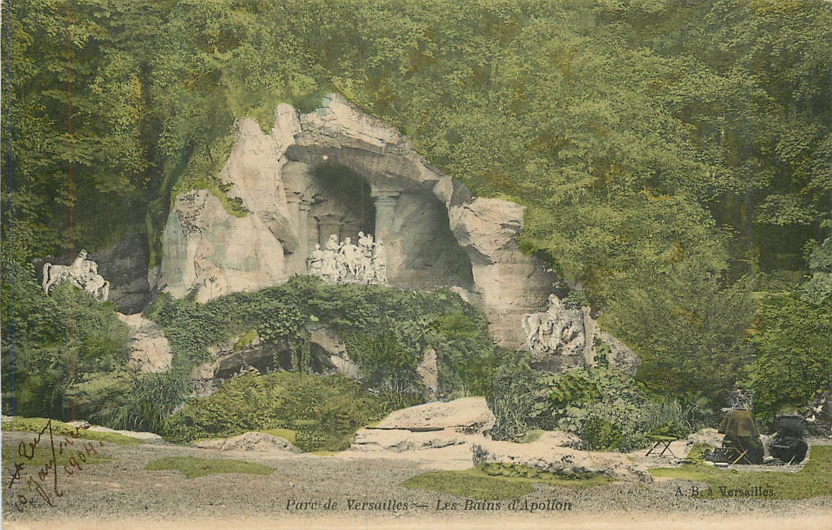CPA Parc de versailles les bains d apollon