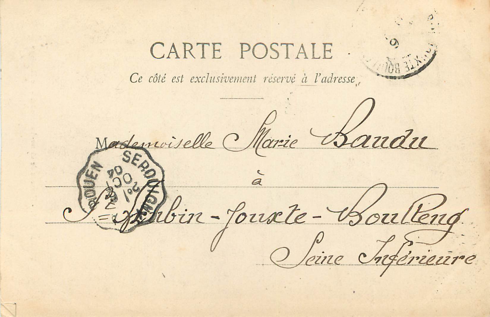 CPA Versailles hameau de marie antoinette le moulin — Verso