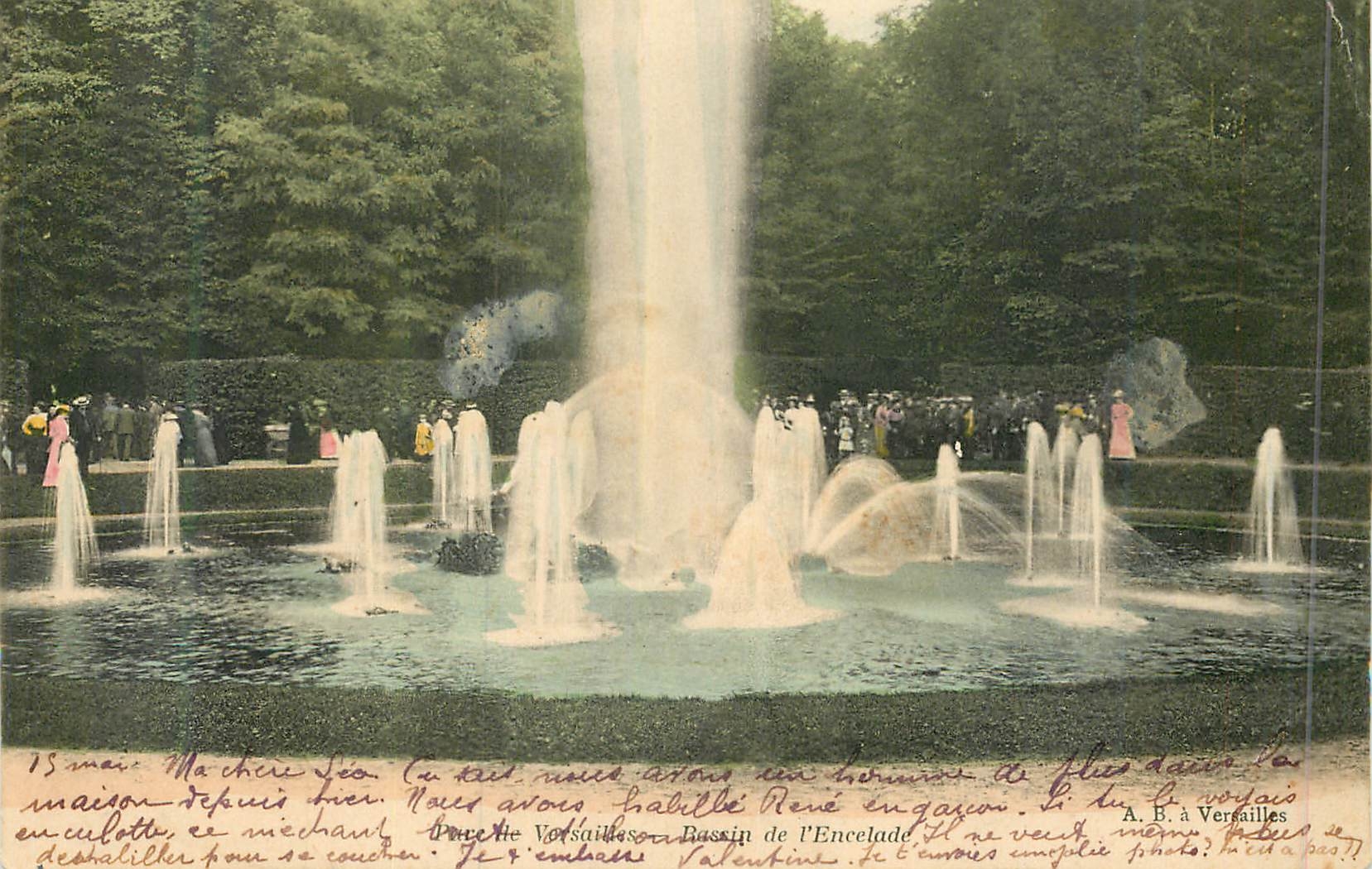 CPA Versailles bassin de l encelade