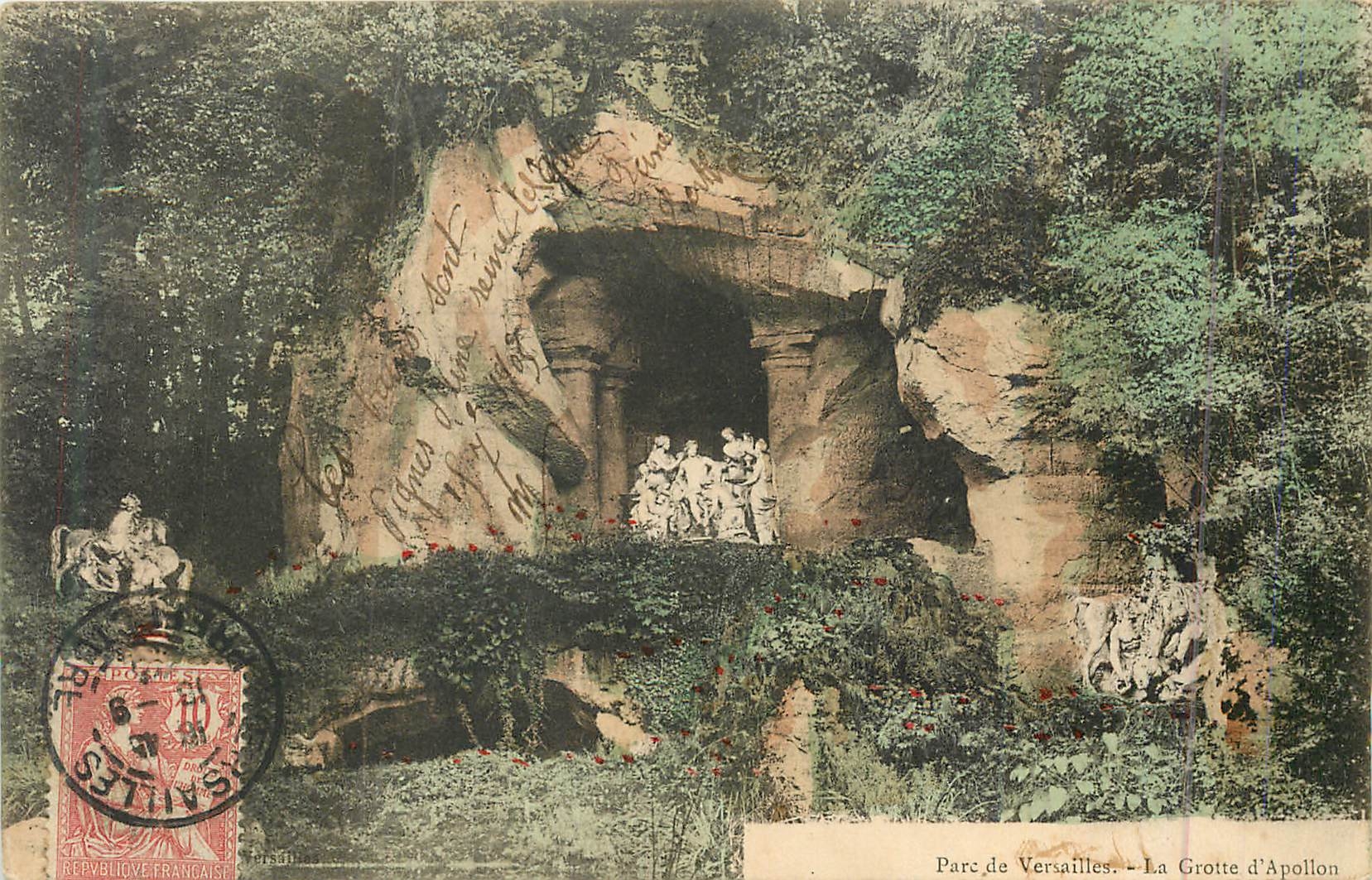 CPA Parc de versailles la grotte d apollon