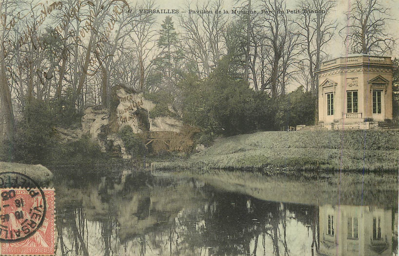CPA 97 versailles pavillon de la murigne parc du petit trianon