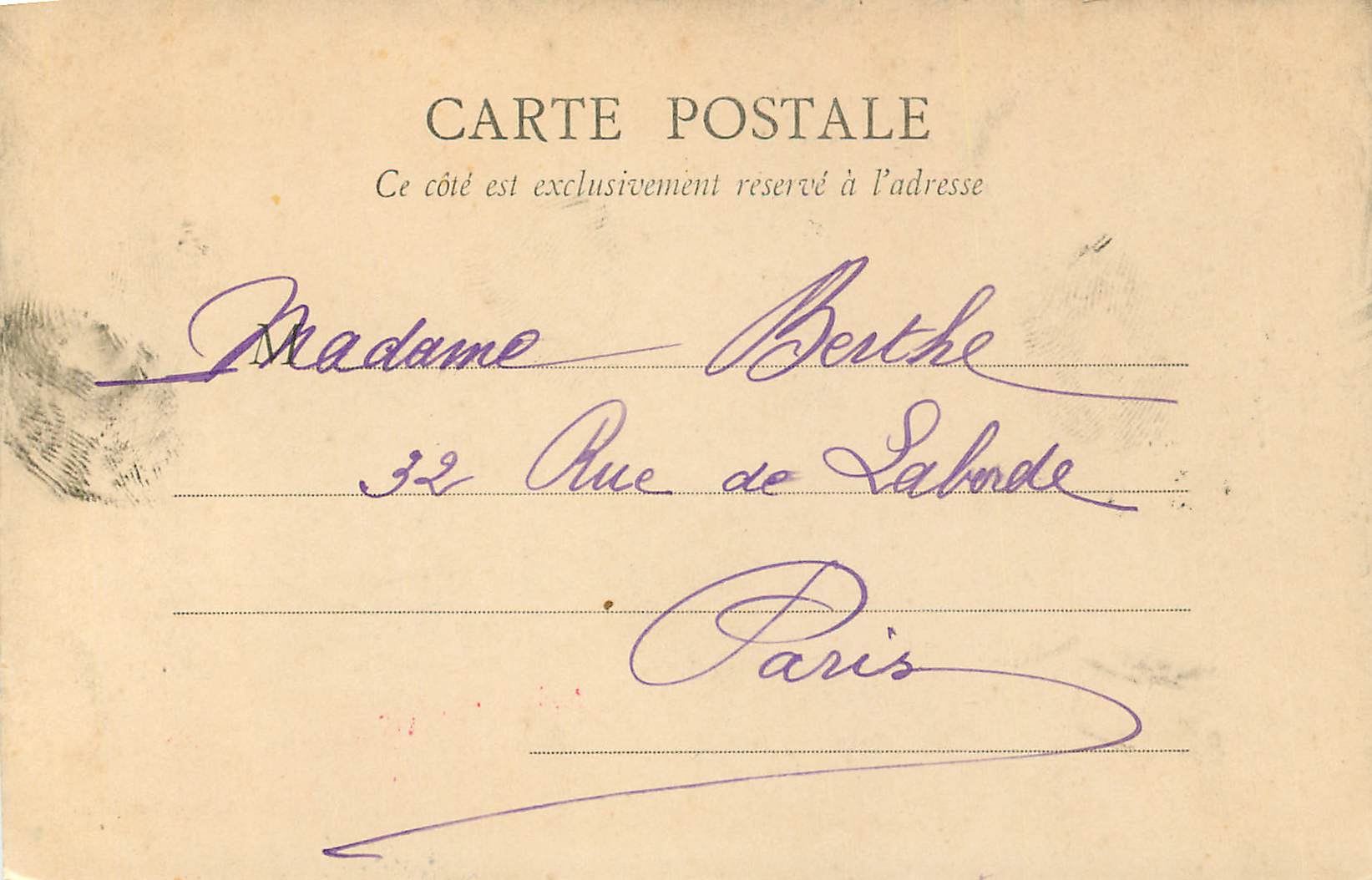 CPA Interieur de la chapelle du palais de versailles Orgue — Verso