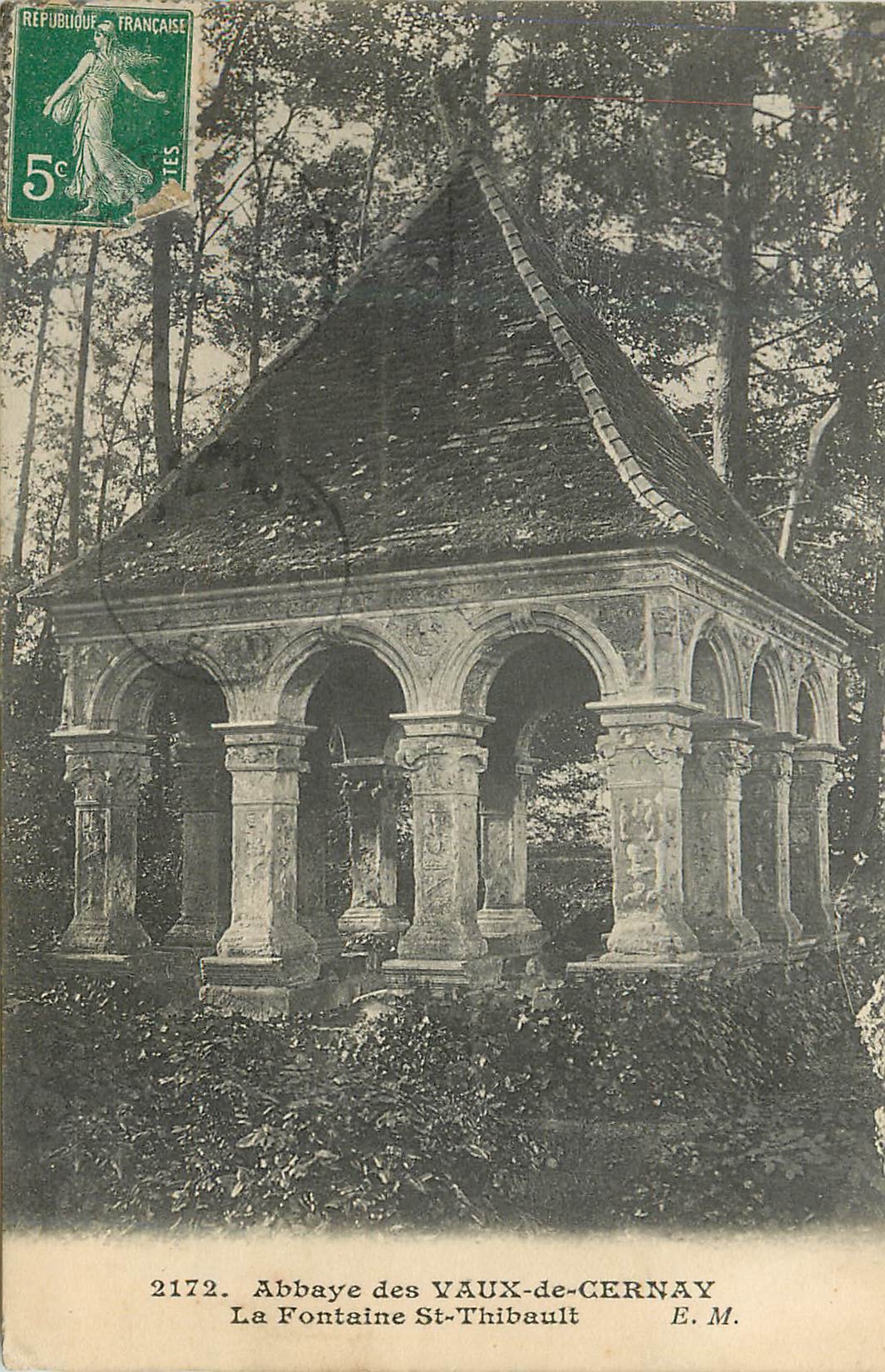 La Fontaine St-Thibault — Abbaye des Vaux-de-Cernay — E. M.