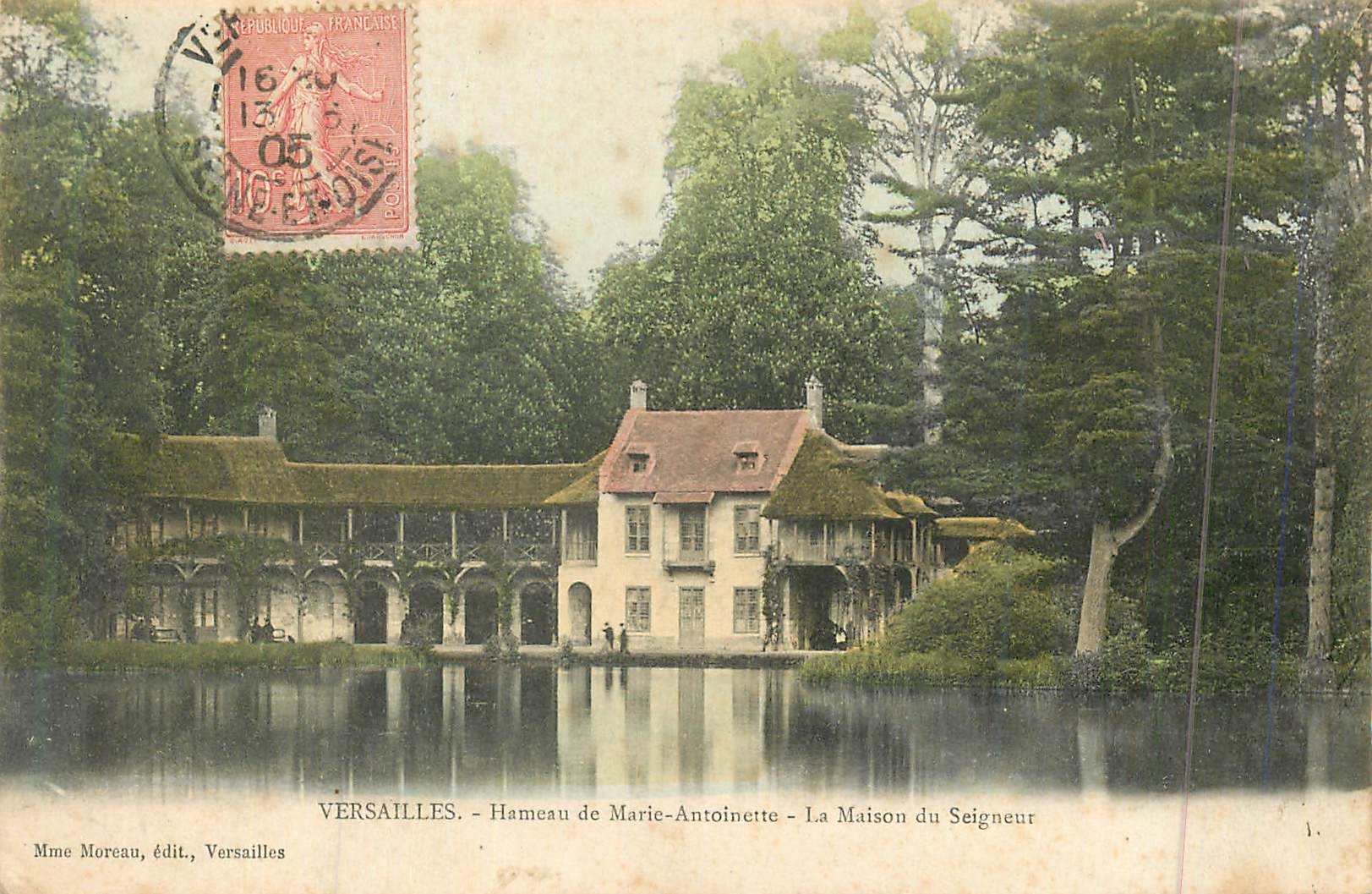 CPA Versailles hameau de marie antoinette la maison du seigneur