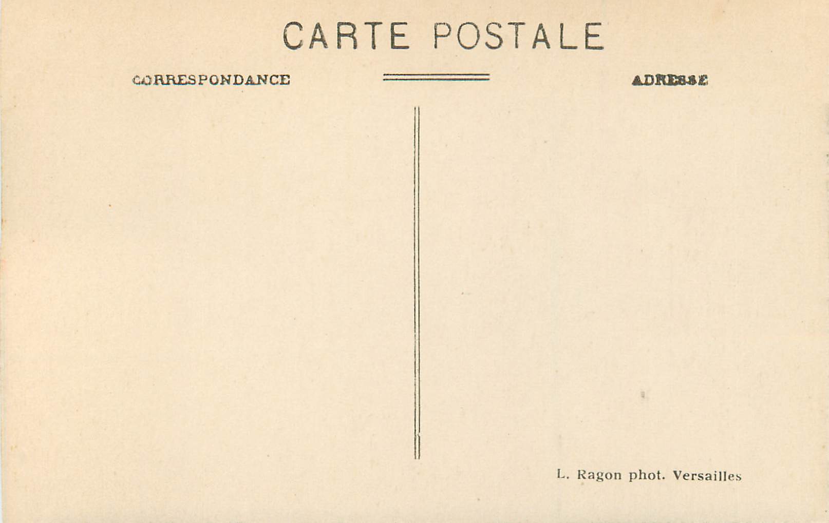 CPA 31 versailles l orangerie et le palais — Rückseite