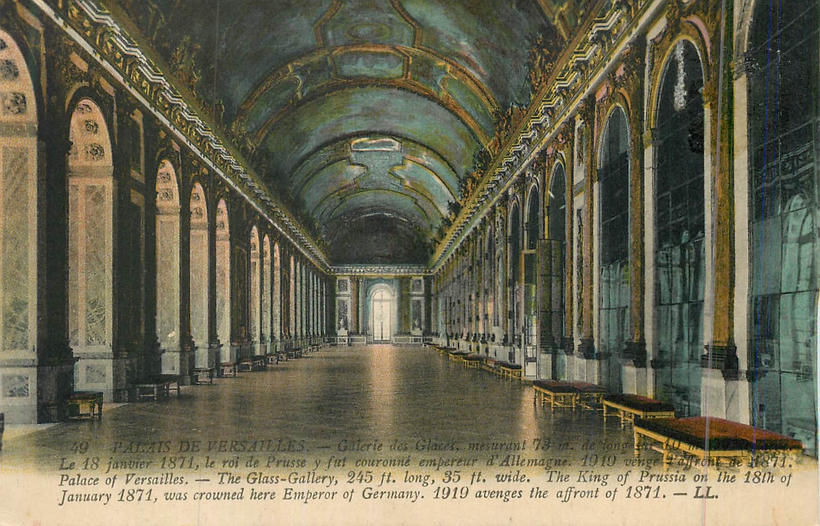 CPA 49 palais de versailles