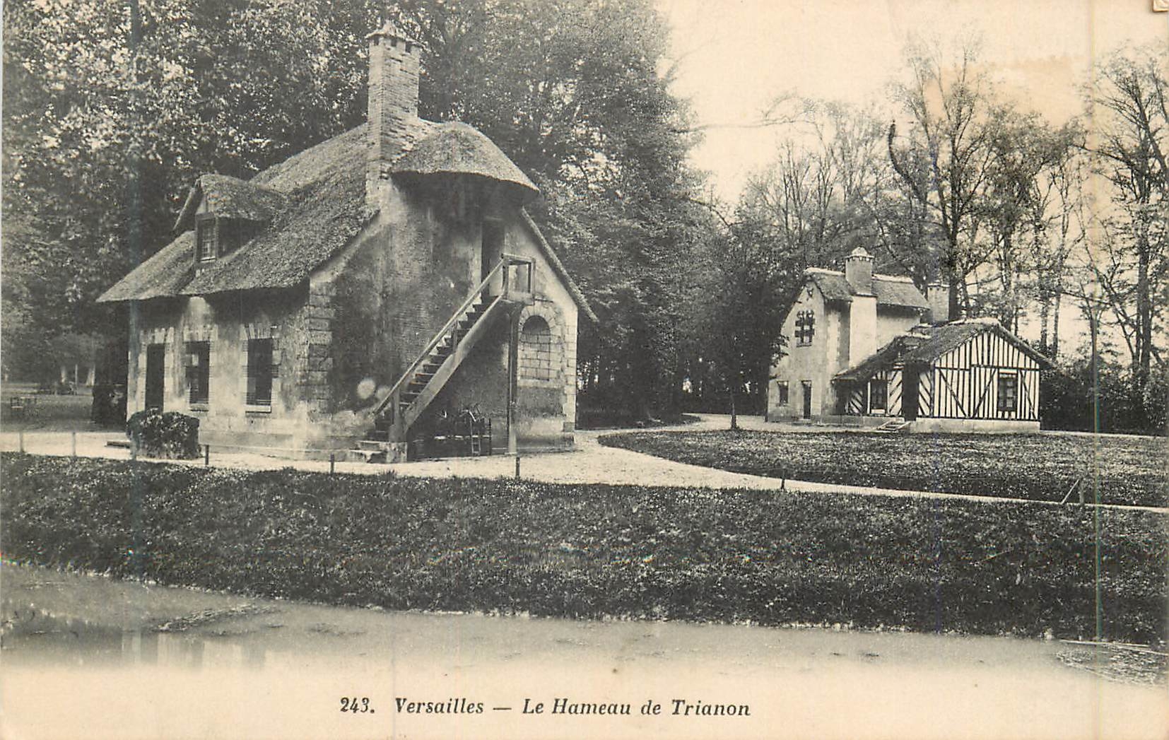 CPA 243 versailles le hameau de trianon