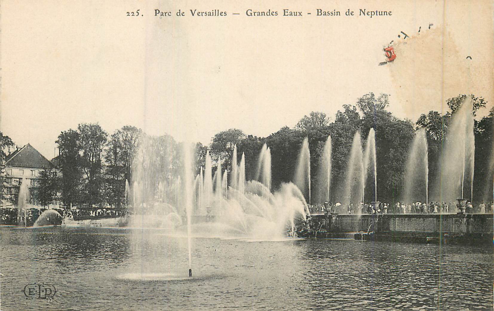 CPA 225 parc de versailles grandes eaux bassin de neptune
