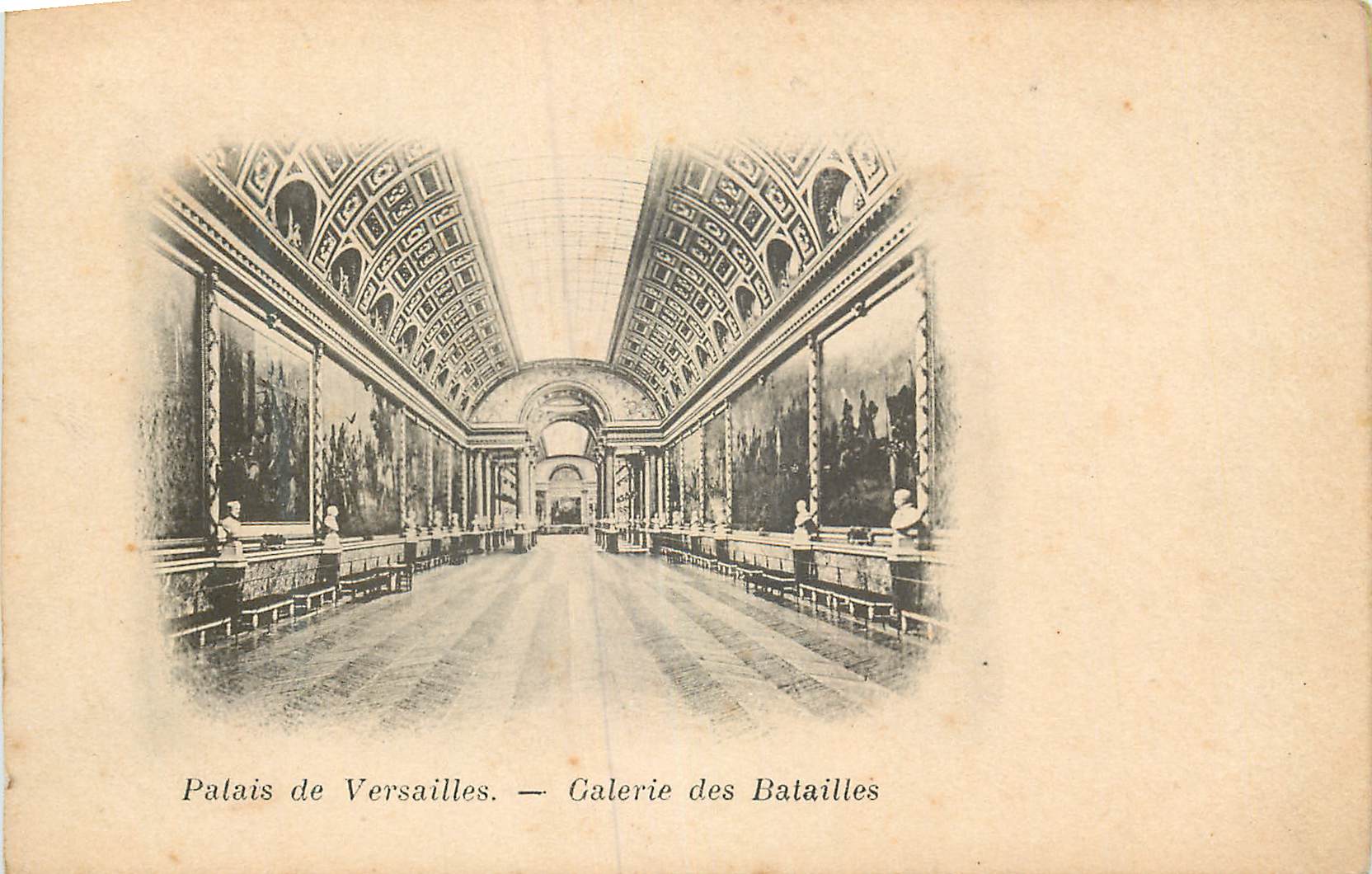 CPA Palais de versailles galerie des batailles