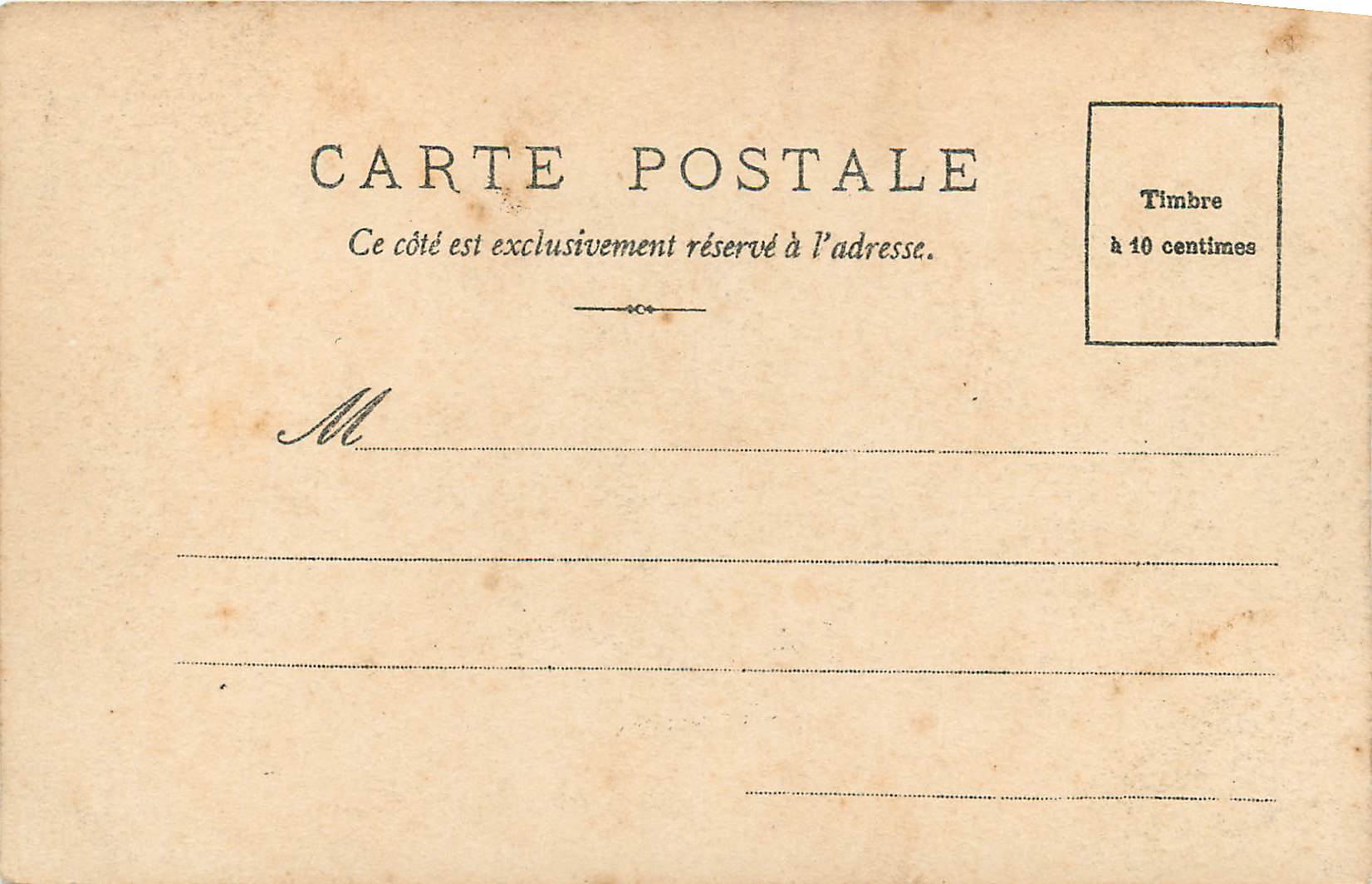 CPA Palais de versailles galerie des batailles — Verso