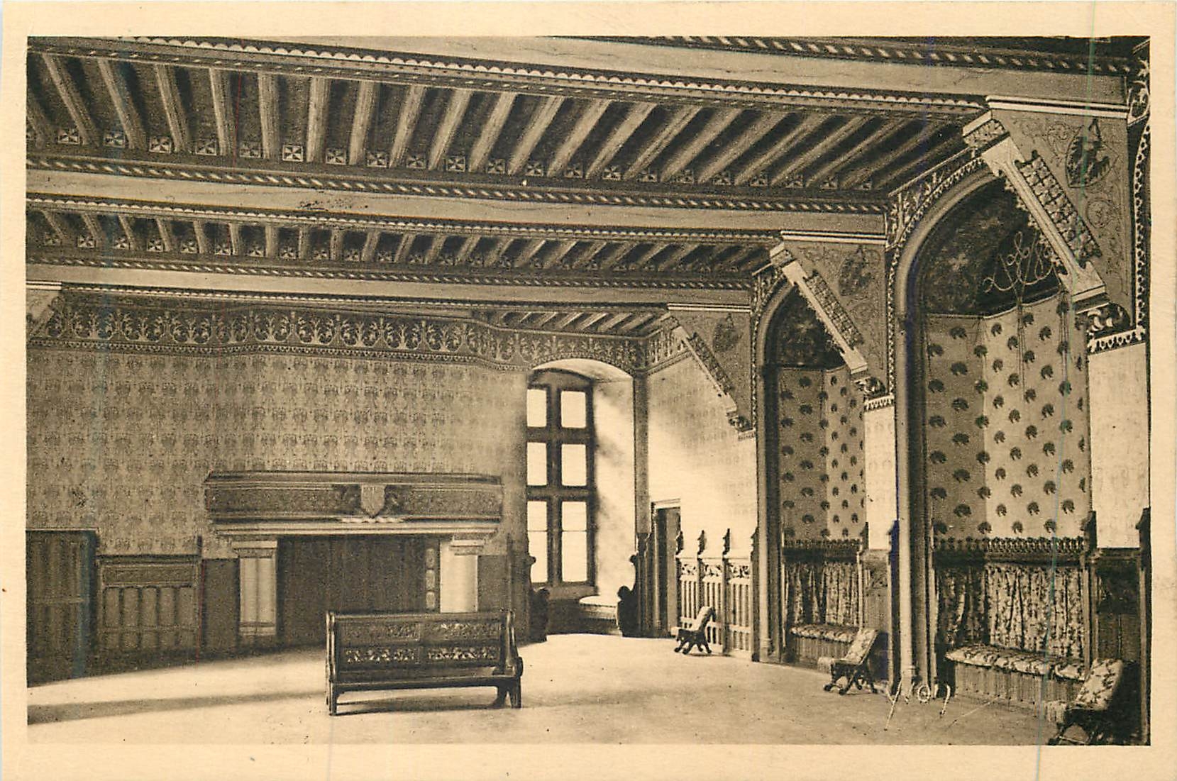 Château de Pierrefonds (Oise) — La Salle de Réception — Éditions d'Art Yvon, Paris