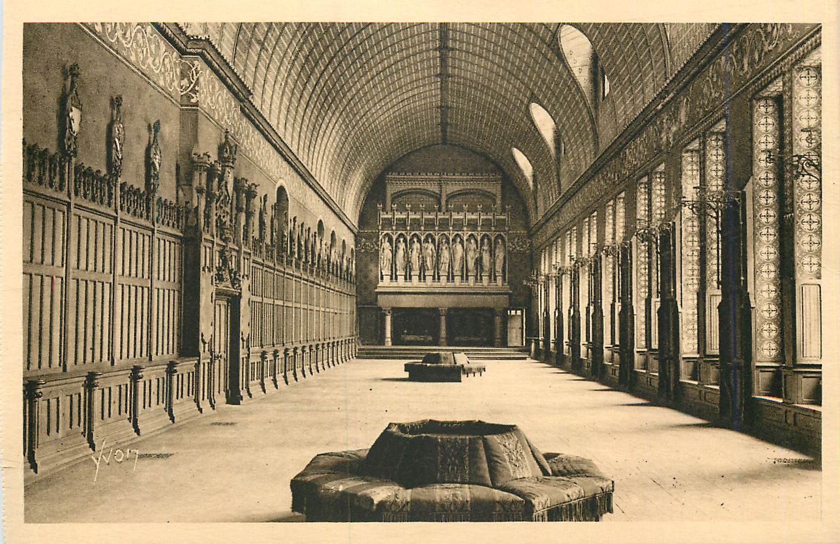 Château de Pierrefonds — Salle des Preux — Éditions d'Art Yvon