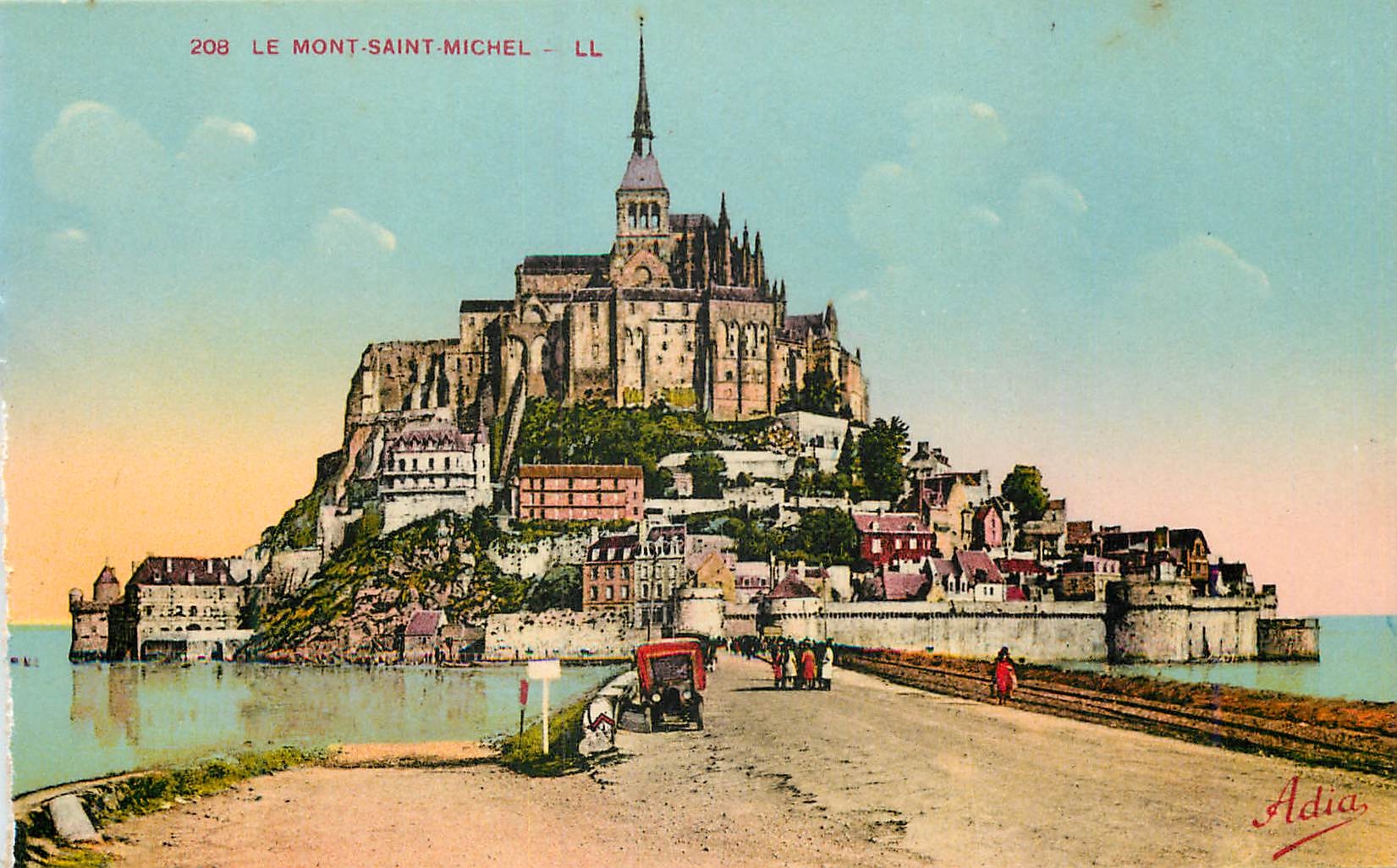 CPA 208 le mont saint michel