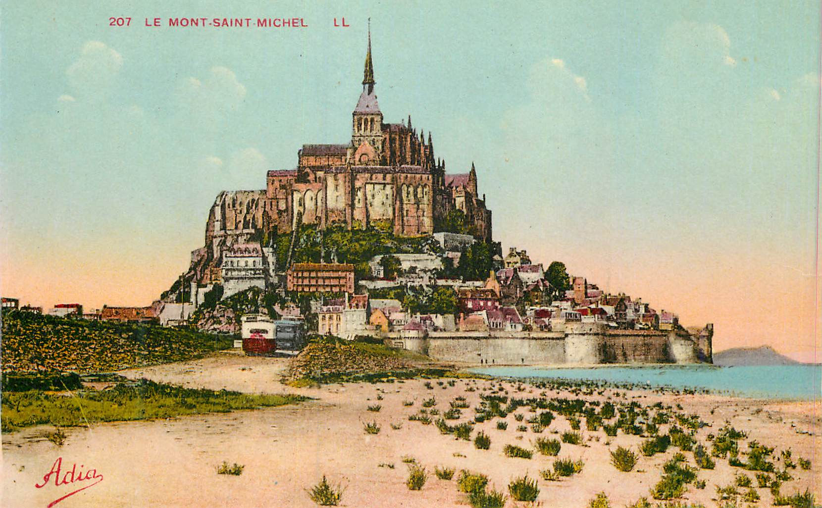 CPA 207 le mont saint michel