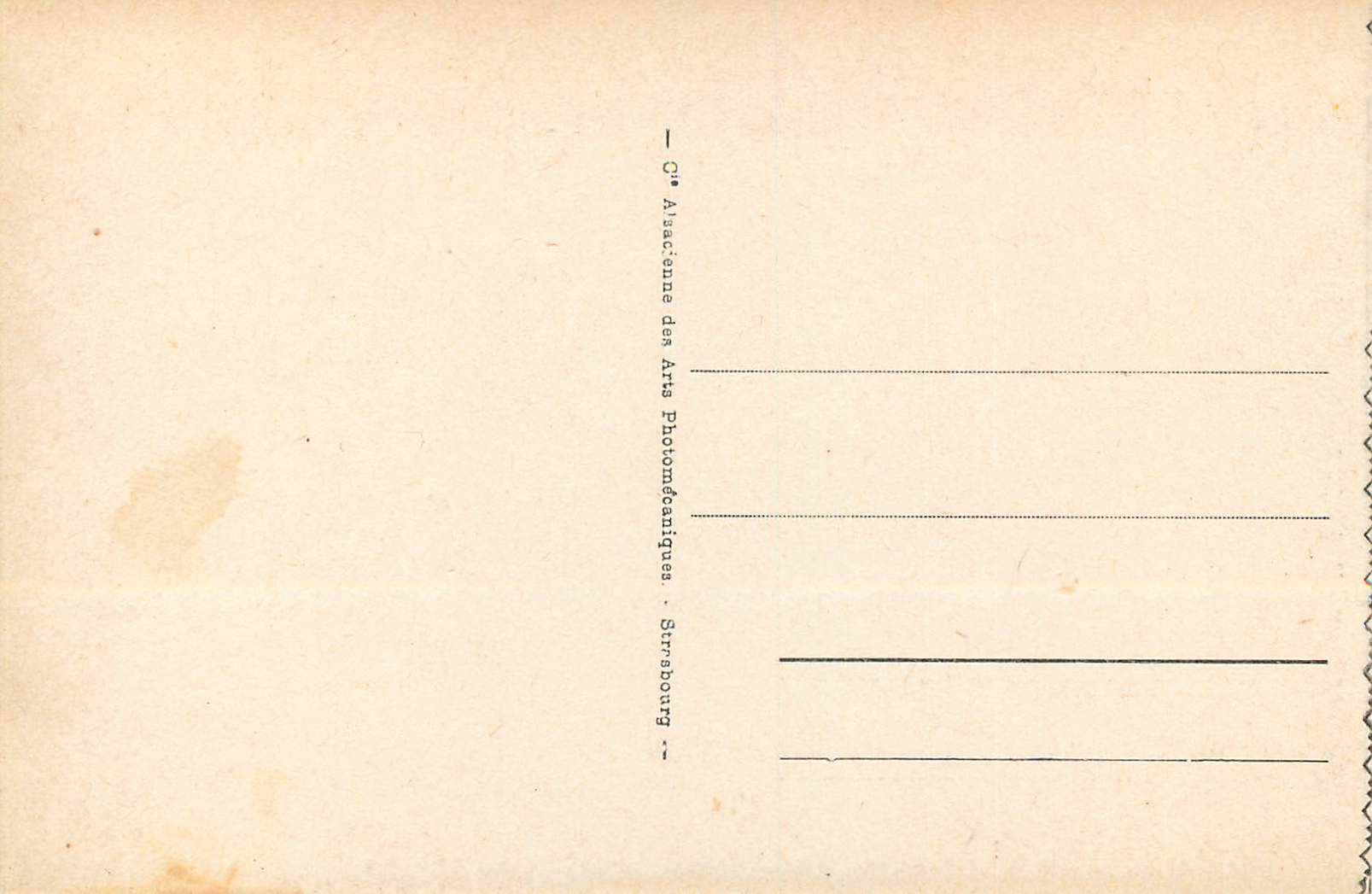 CPA 30 lourdes la basilique et le gave — Verso