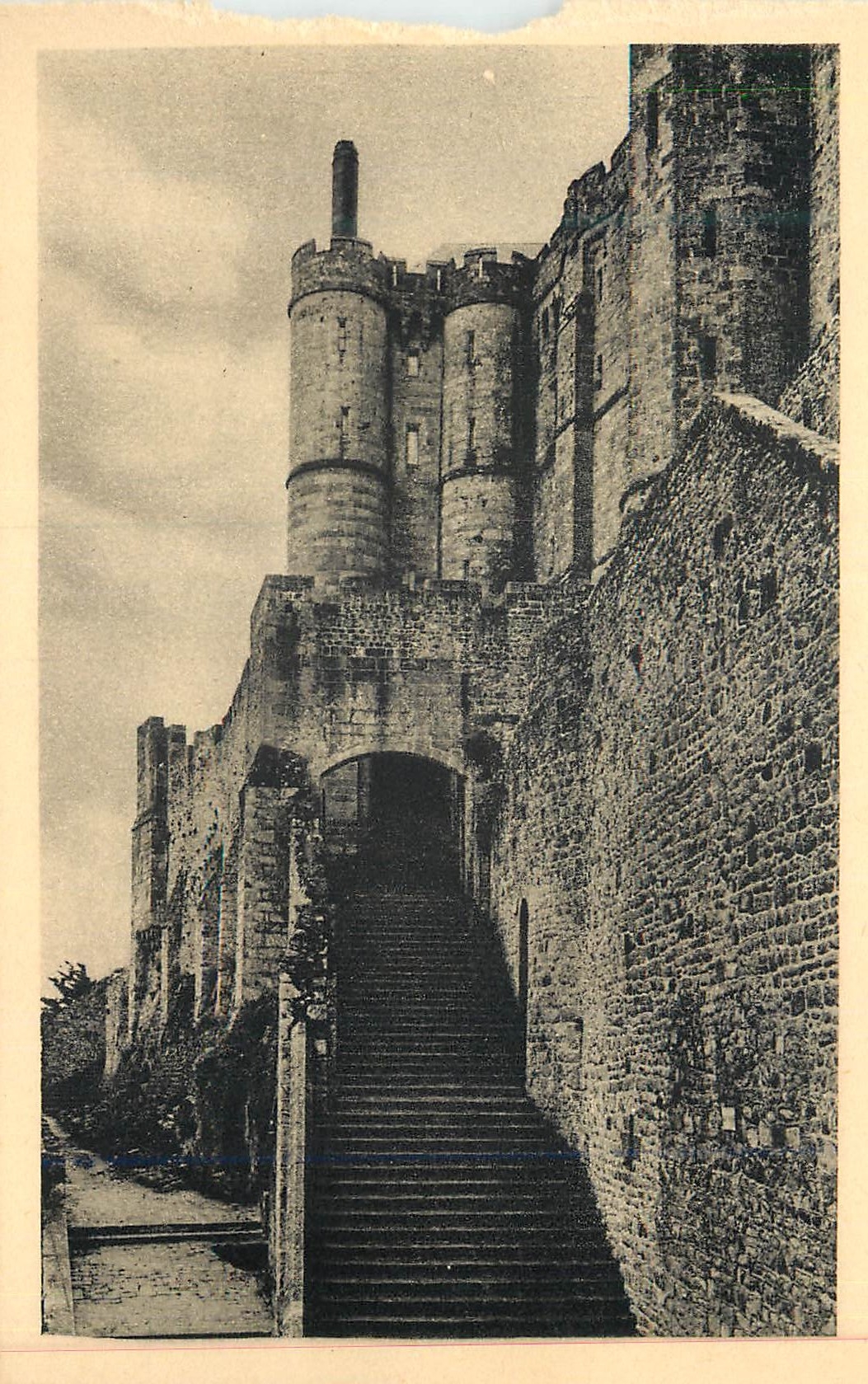 Abbaye du Mont Saint-Michel — Le Grand Degré et le Châtelet — Serv. Commercial Monuments Historiques