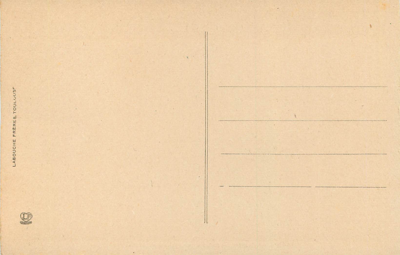 CPA 1445 gavarnie breche de roland et le casque — Verso