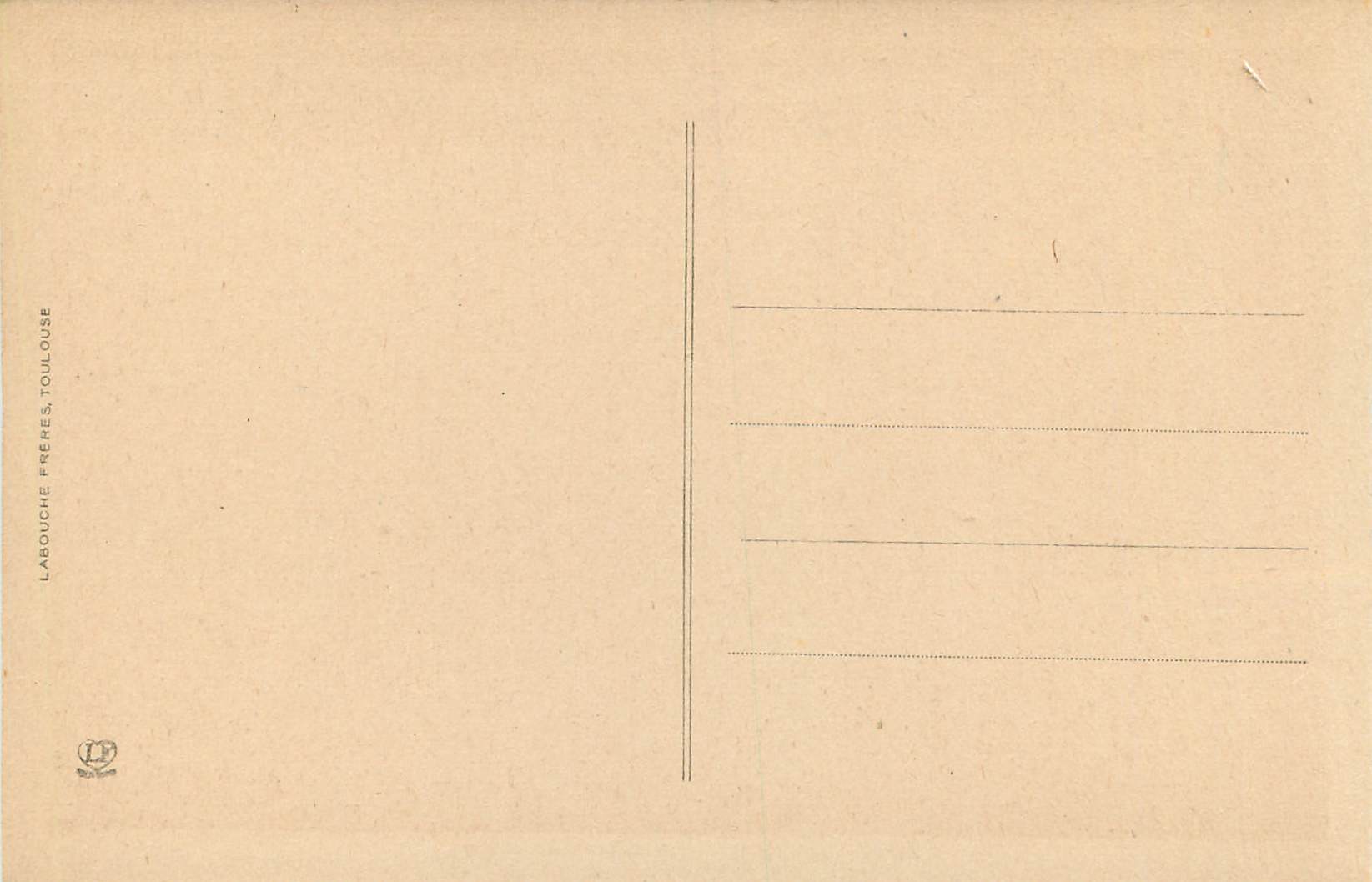CPA 206 gavarnie interieur du cirque — Verso