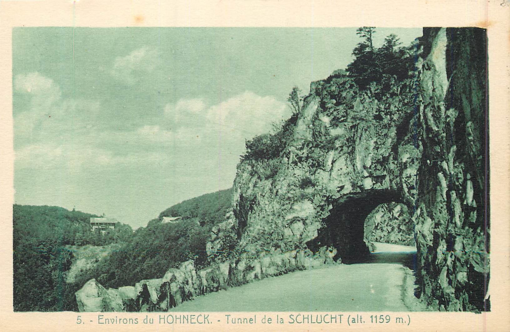 Environs du HOHNECK — Tunnel de la SCHLUCHT (alt. 1159 m.) — Cartes 'La Cigogne', Strasbourg