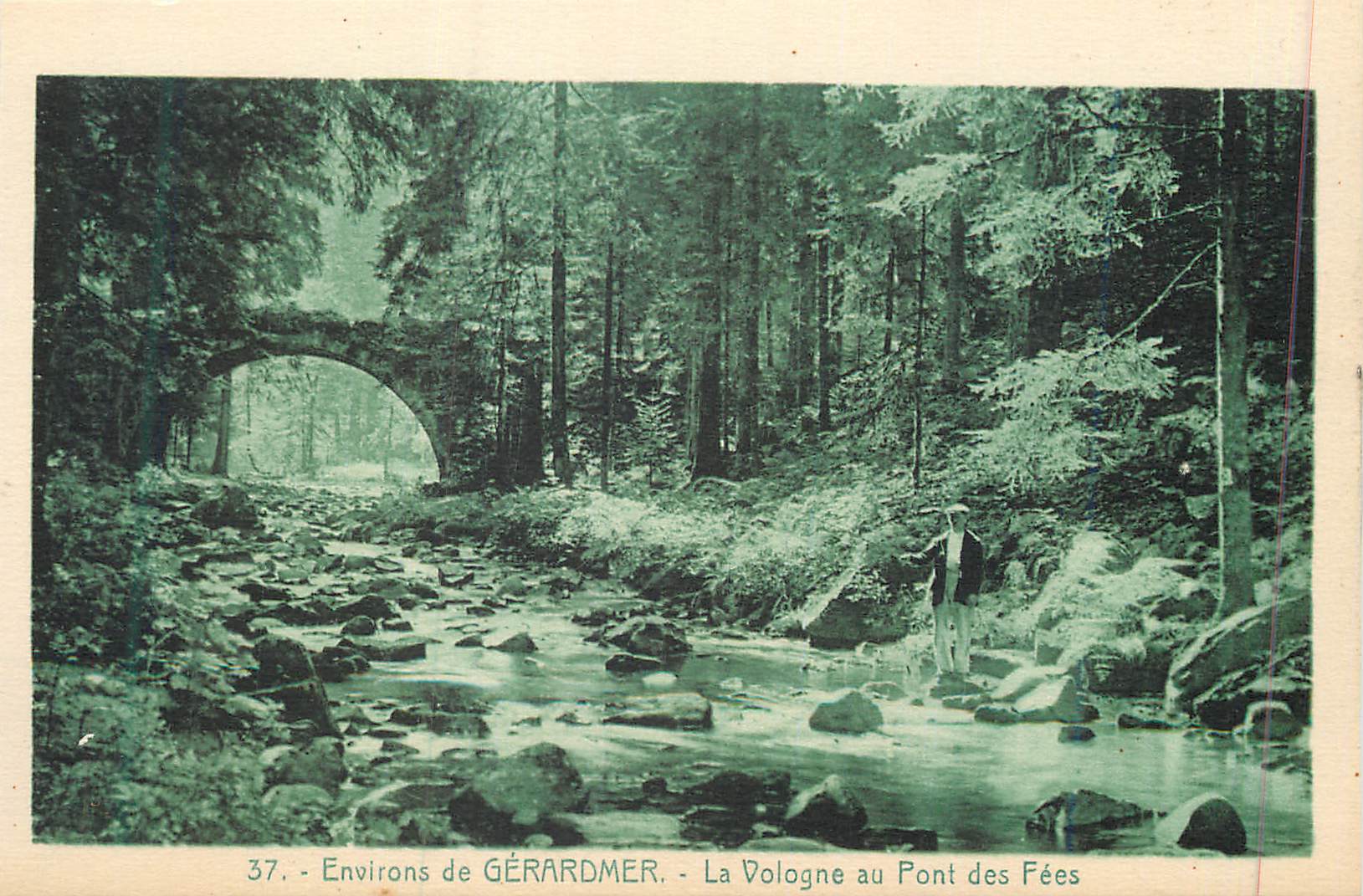 Environs de GÉRARDMER — La Vologne au Pont des Fées — Éditeur : Cartes "La Cigogne", Strasbourg