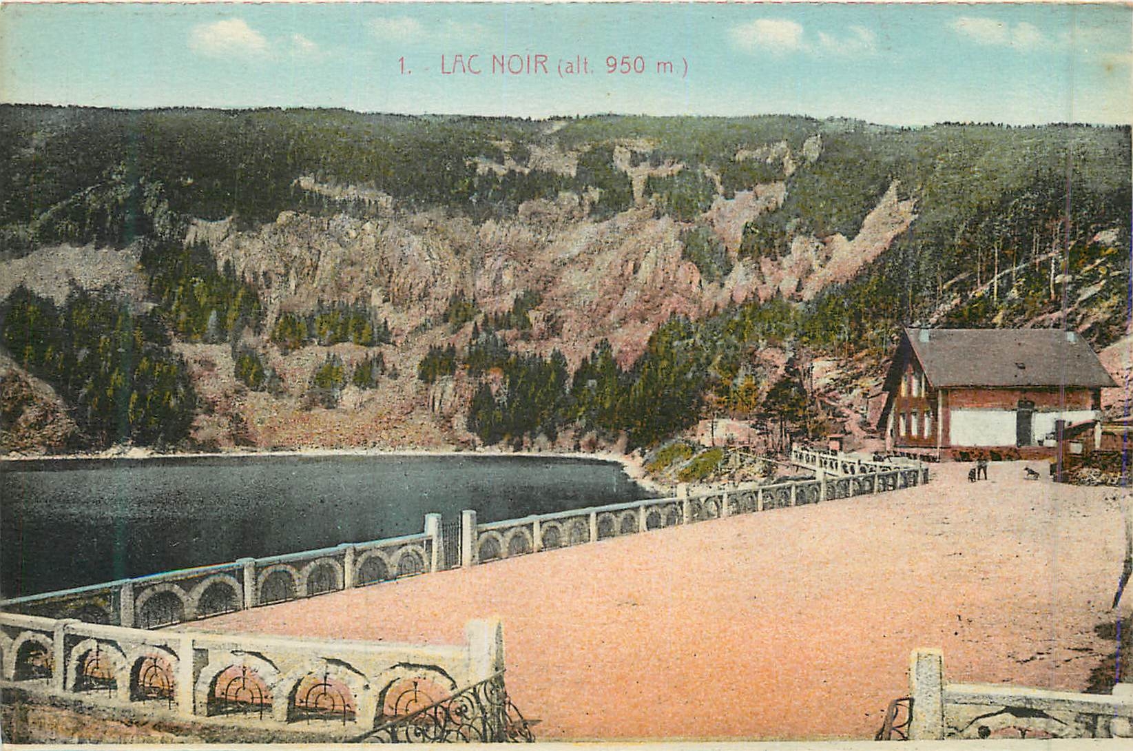 CPA Lac noir (alt 950 m)