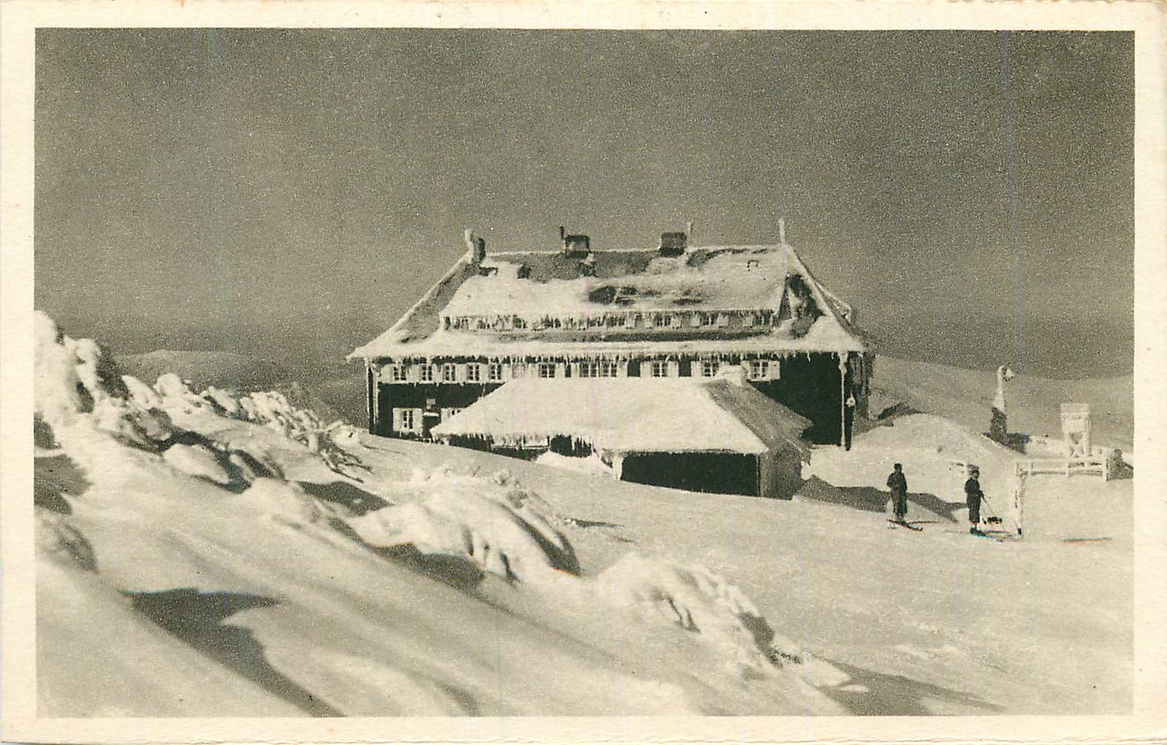CPA Hotel du grand ballon (alt 1425 m) en hiver