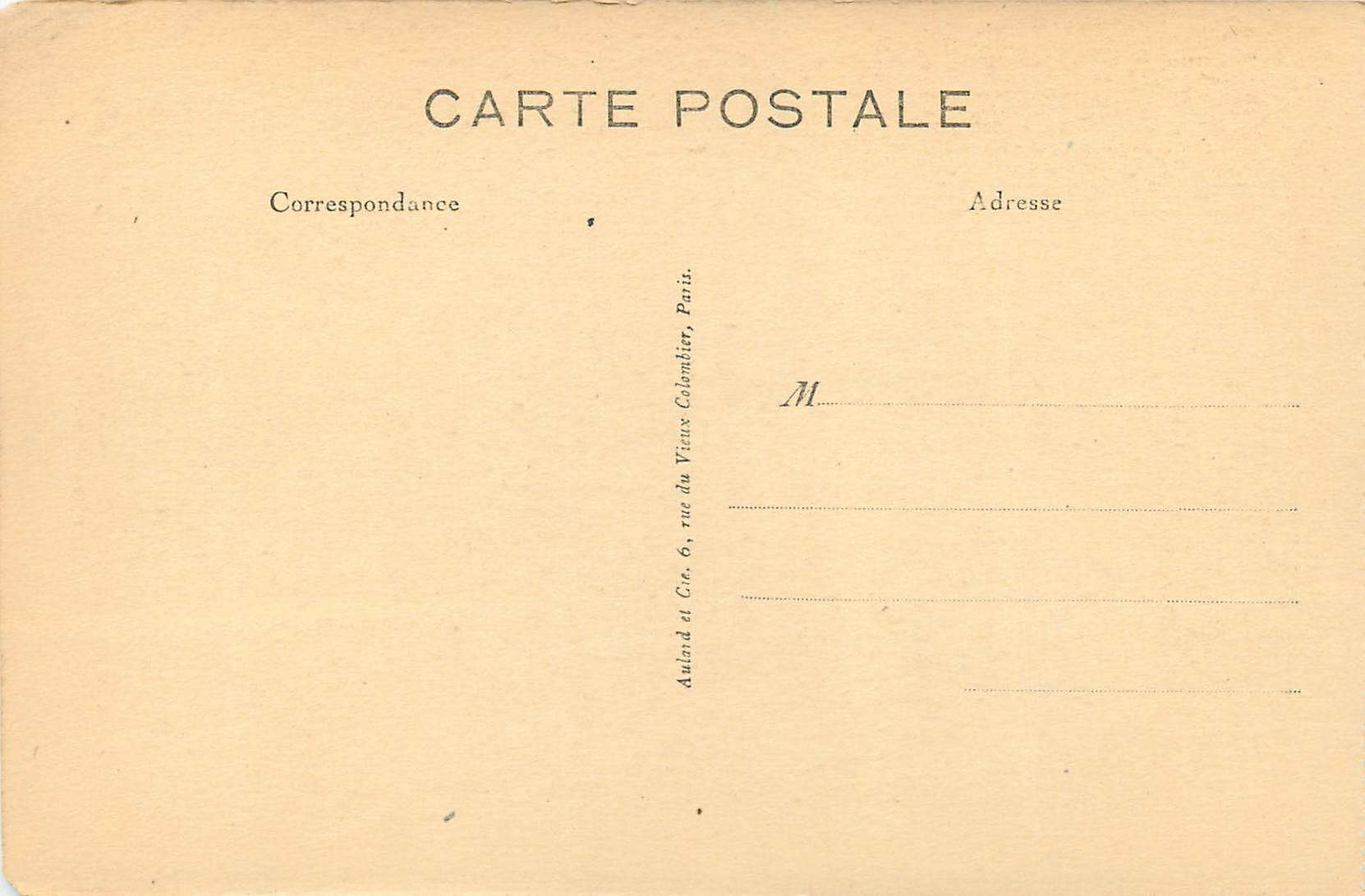 CPA Vue exterieur de chapelle ou eglise du sacre coeur — Rückseite