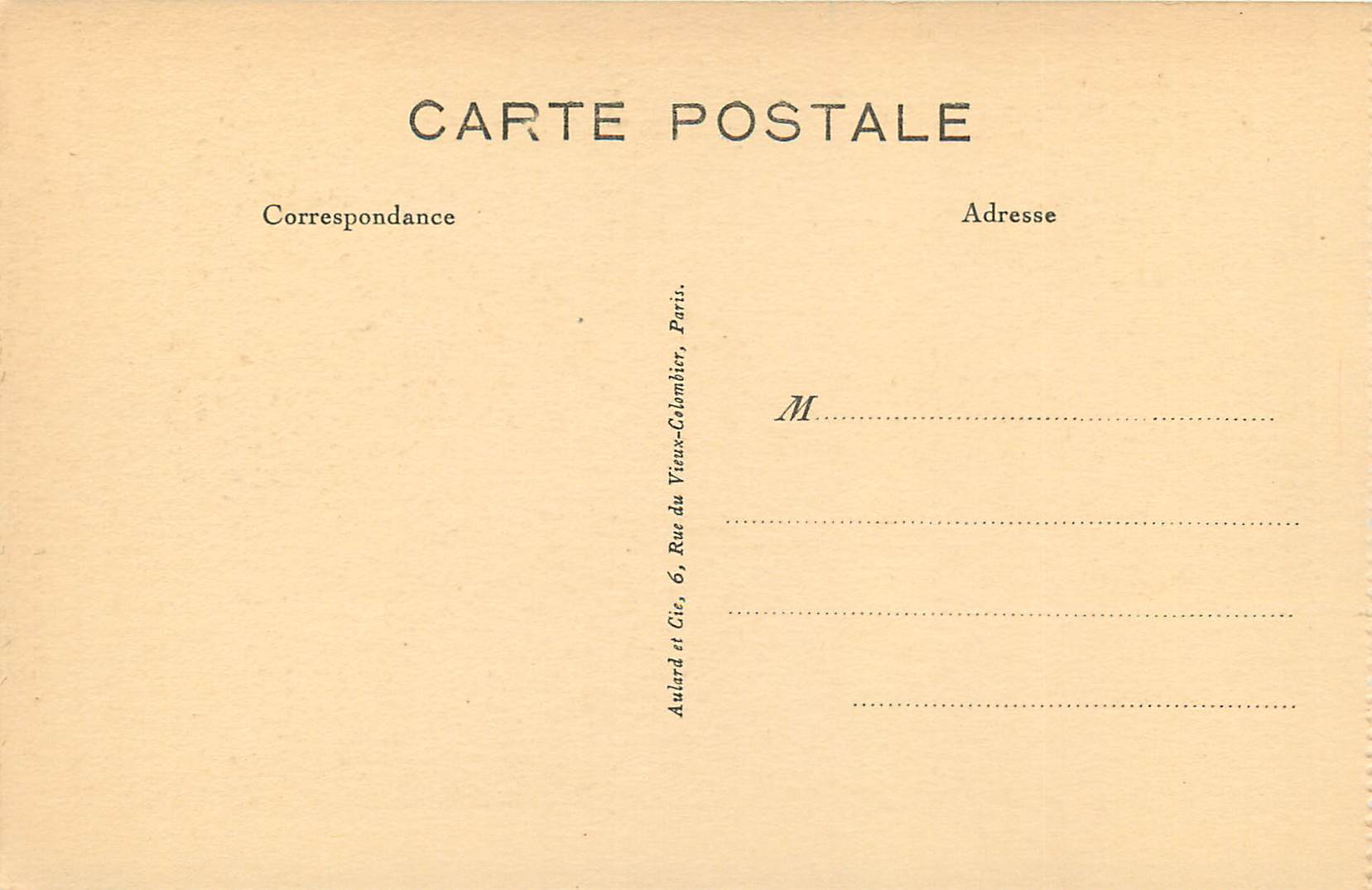 CPA Maitre autel de l eglise du s c ou maison mere des soeurs de la charite de nevers — Rückseite
