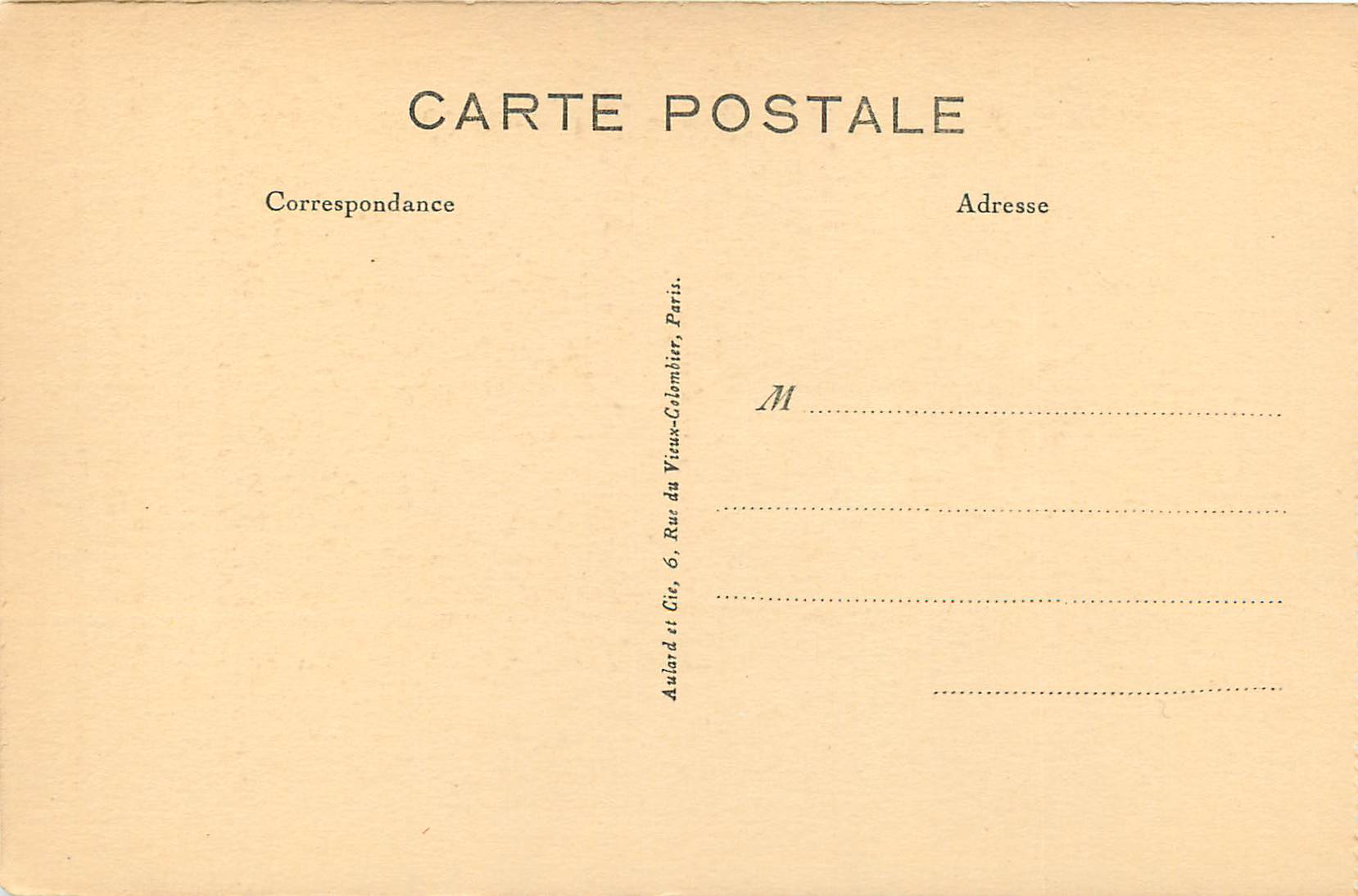 CPA La bienheureuse bernadette recitant son rosaire — Rückseite