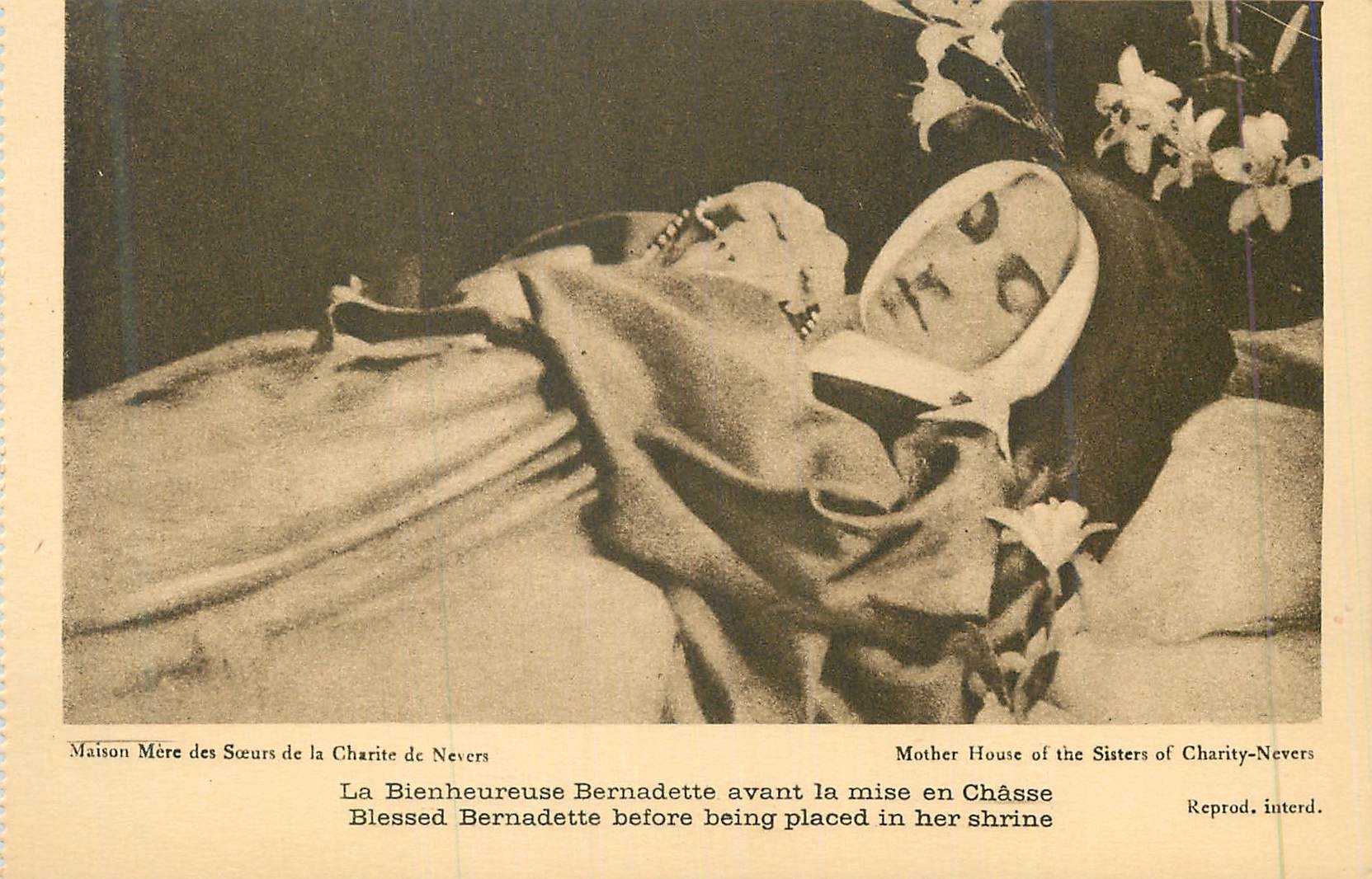 CPA La bienheureuse bernadette avant la mise en chasse