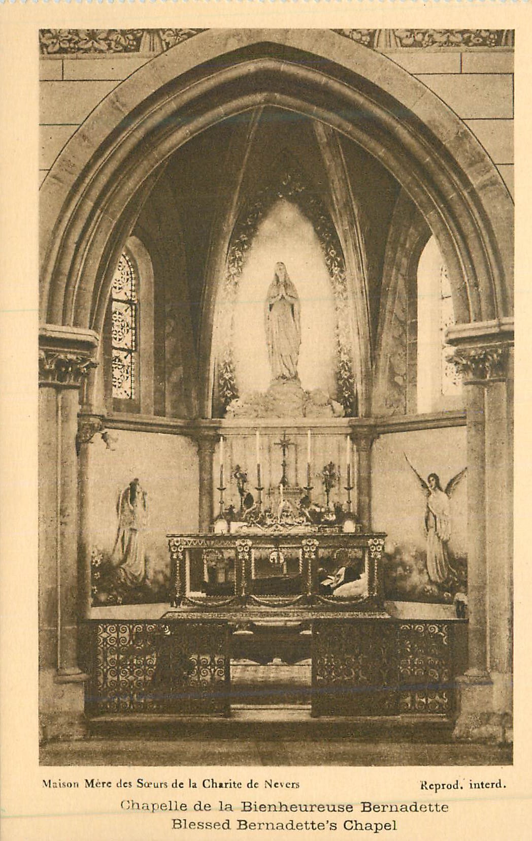 CPA Chapelle de la bienheureuse bernadette