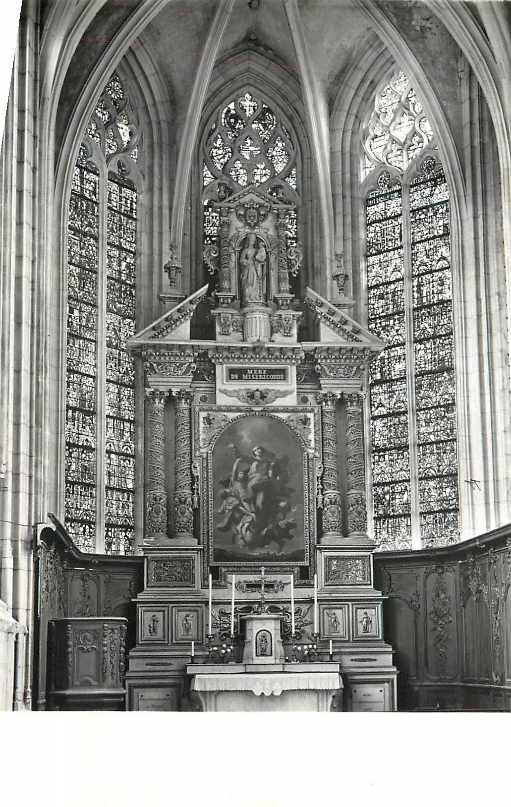 CPM Fecamp (seine maritime) abbatiale de la sainte trinite(xi et xiii siecle) chapelle de la vierge(xv siecle)