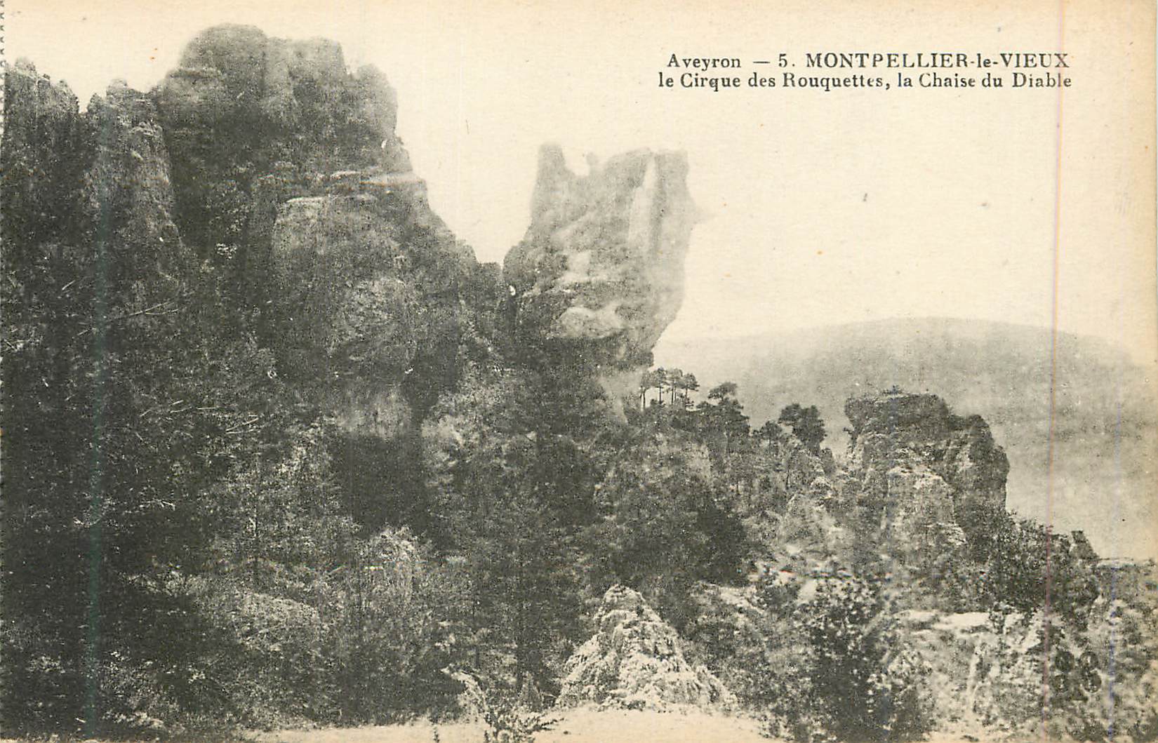 Aveyron — 5. Montpellier-le-Vieux — le Cirque des Rouquettes, la Chaise du Diable