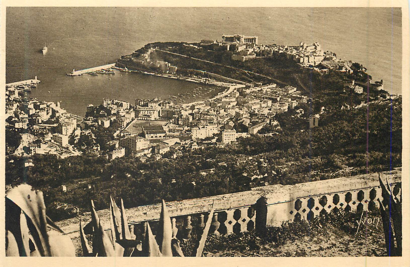 CPA La douce france 176 cote d azur monaco (principaute) vue principale