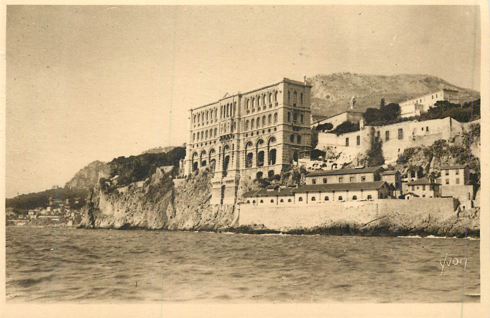CPA La douce france 176 cote d azur monaco musee oceanographique