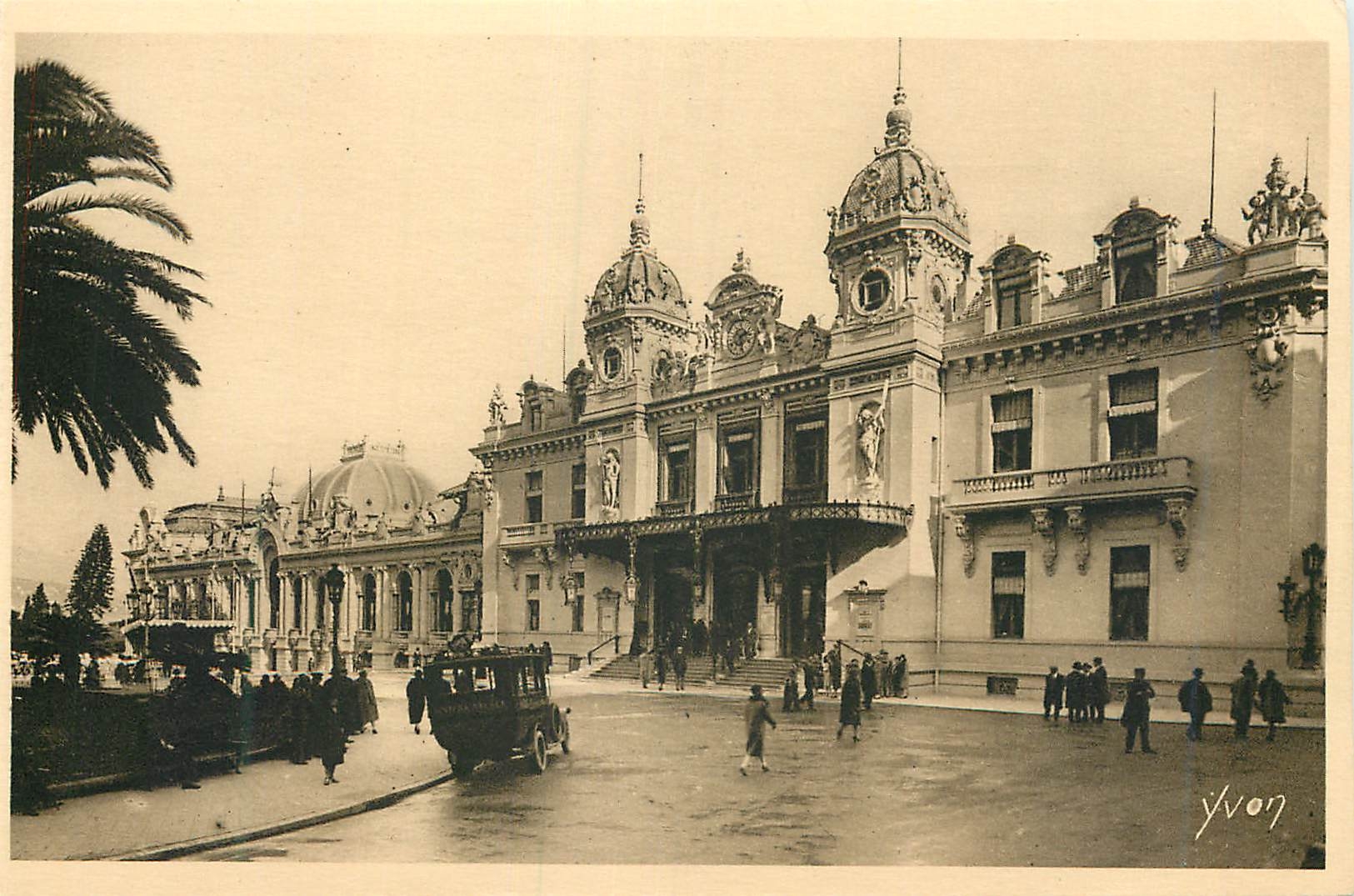 CPA La douce france 108 cote d azur monte carlo le casino