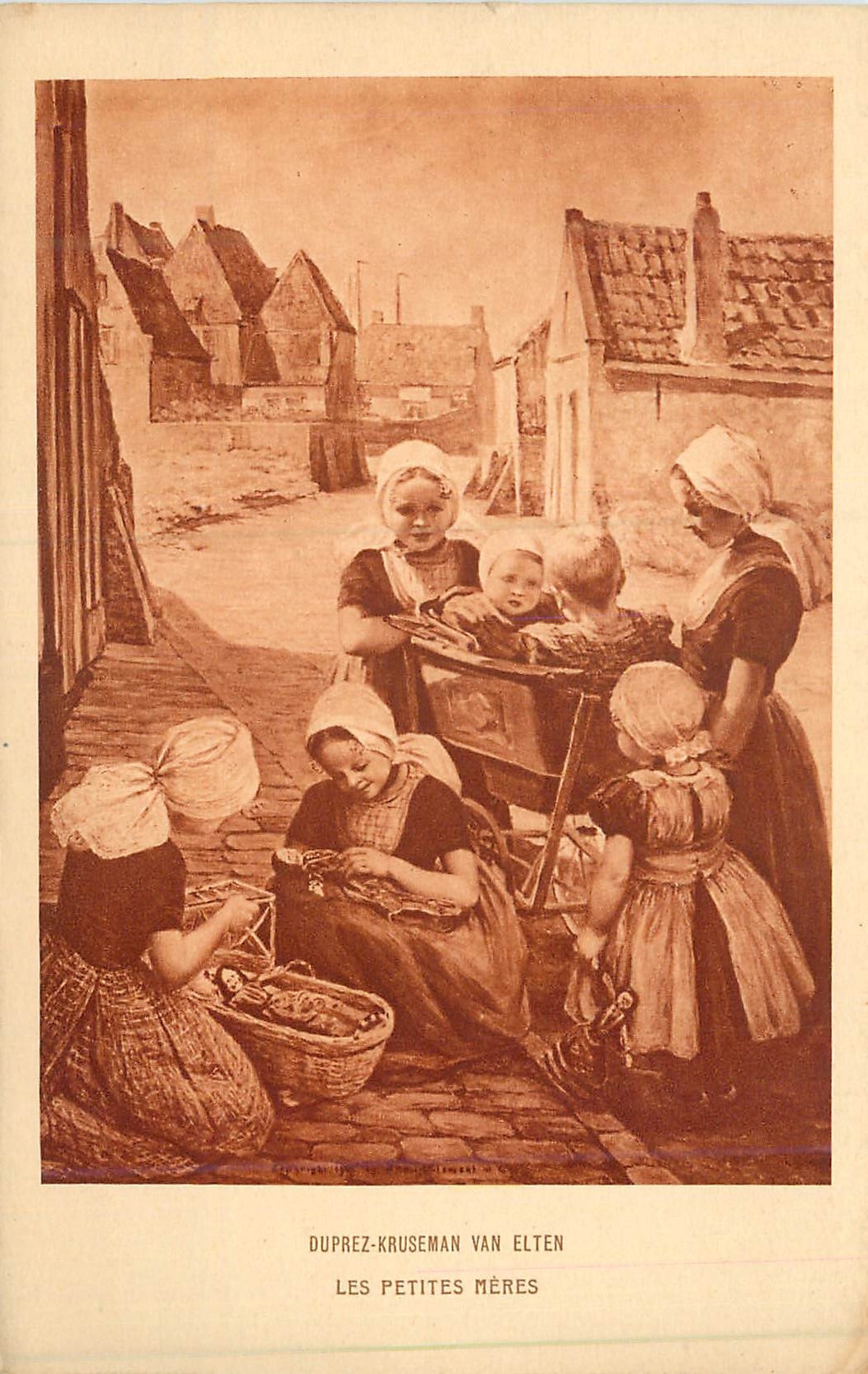 CPA Duprez kruseman van elten les petites meres