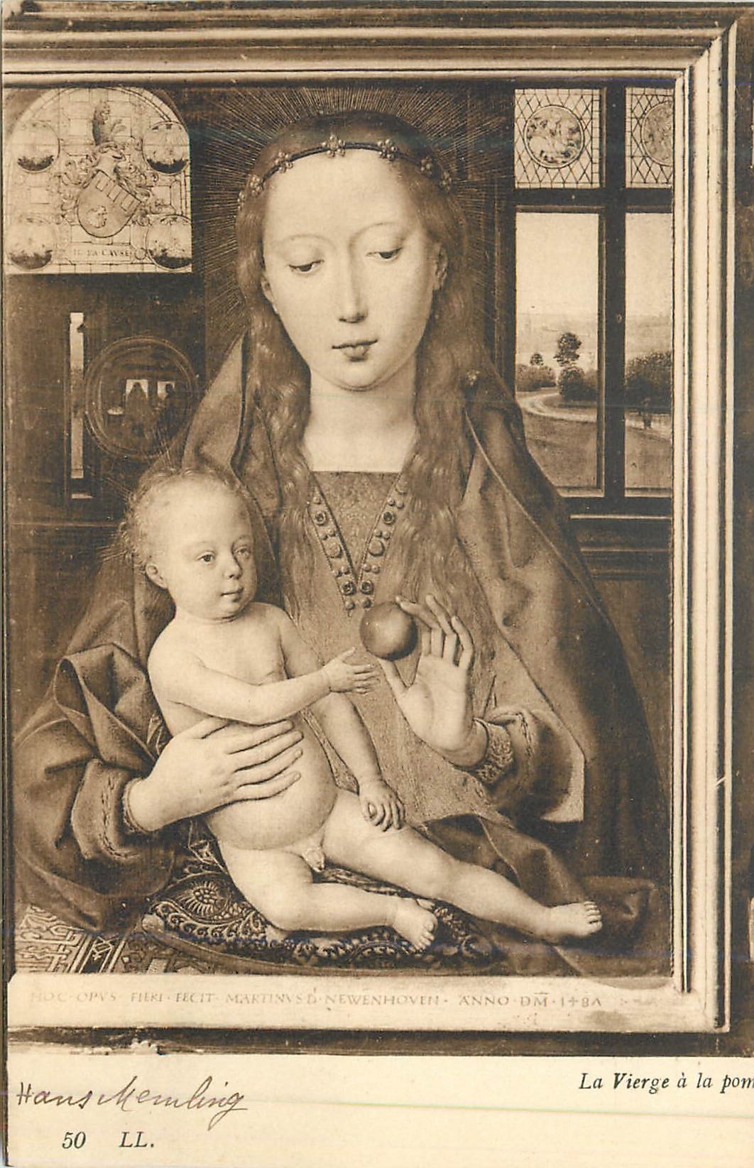 CPA La vierge a la pon