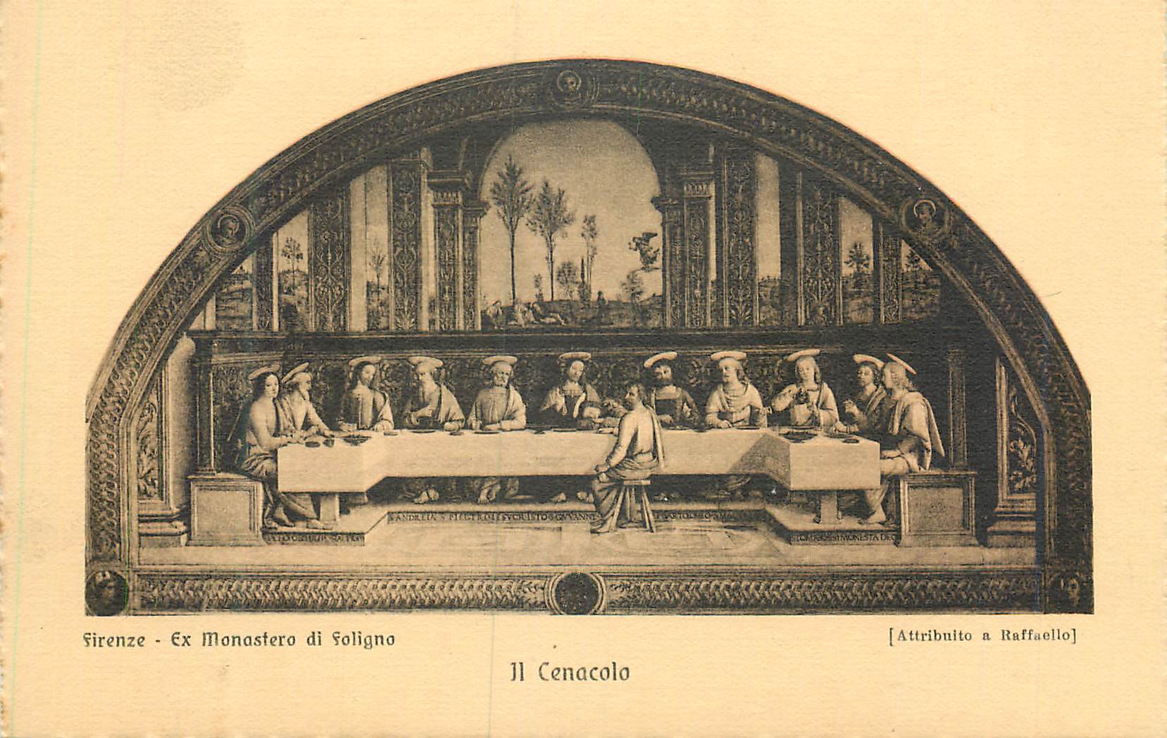 CPA Firenze ex monastero di foligno n cenacolo
