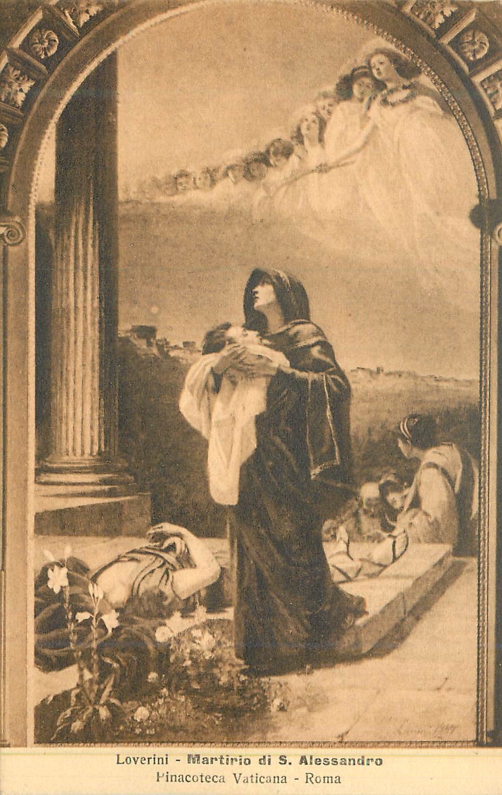 Martirio di S. Alessandro — œuvre de Loverini — Pinacoteca Vaticana, Roma