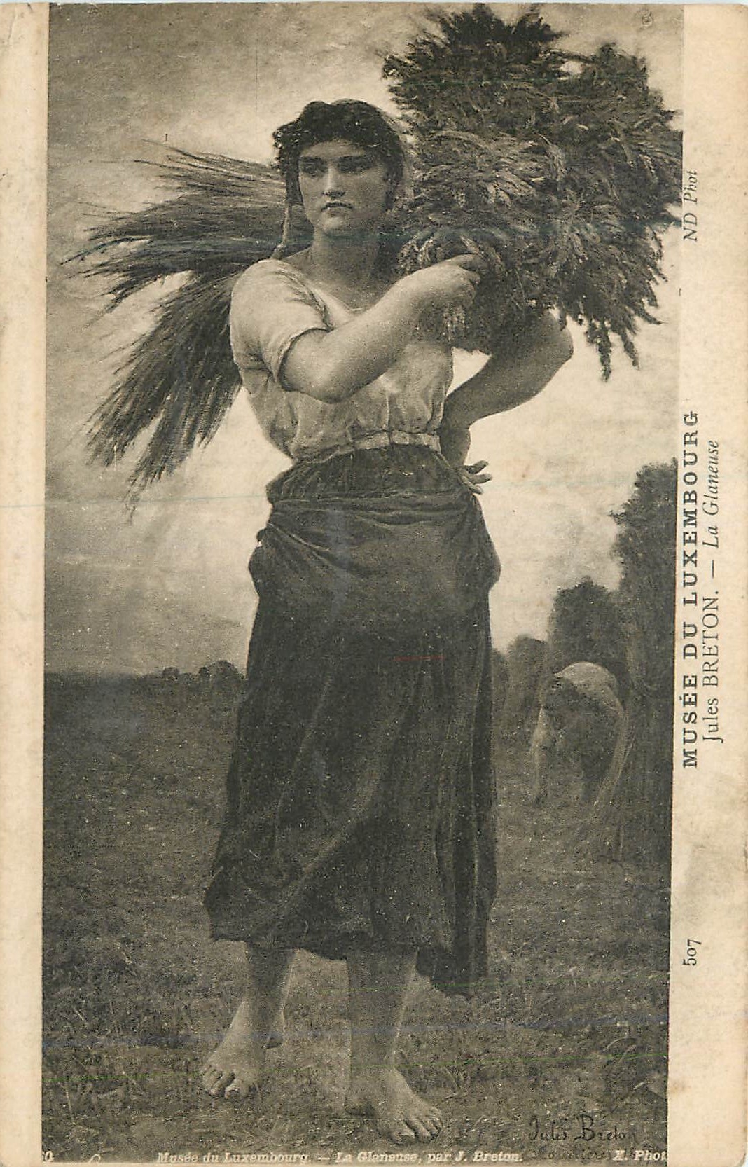 CPA Musee du luxembourg jules breton la glorieuse