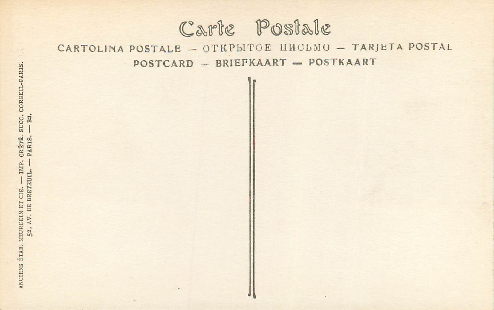 CPA Salons de paris numa gillet le serment avant le depart pou l islande 3713 — Verso