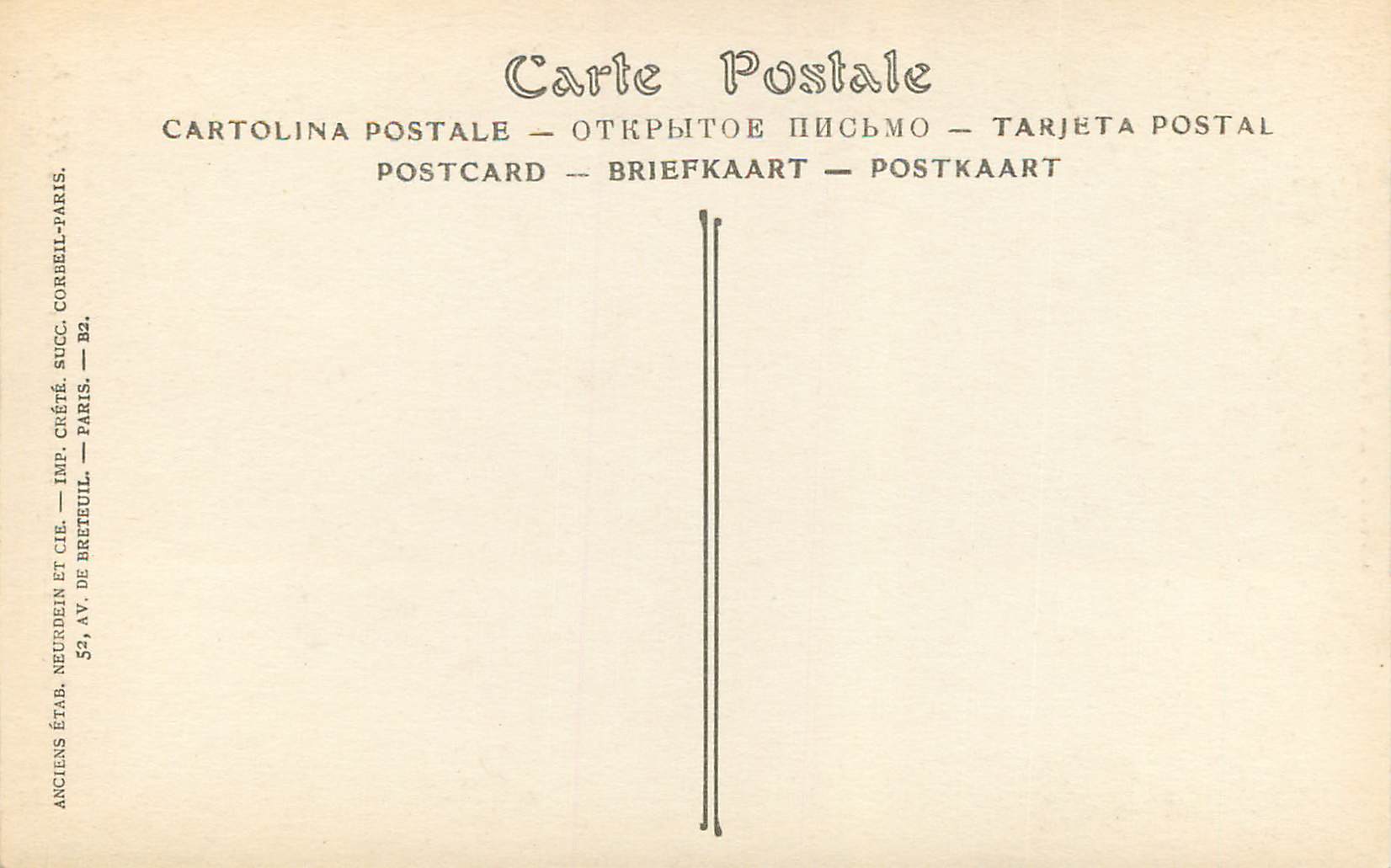 CPA Salons de paris numa gillet le serment avant le depart pou l islande 3713 — Verso